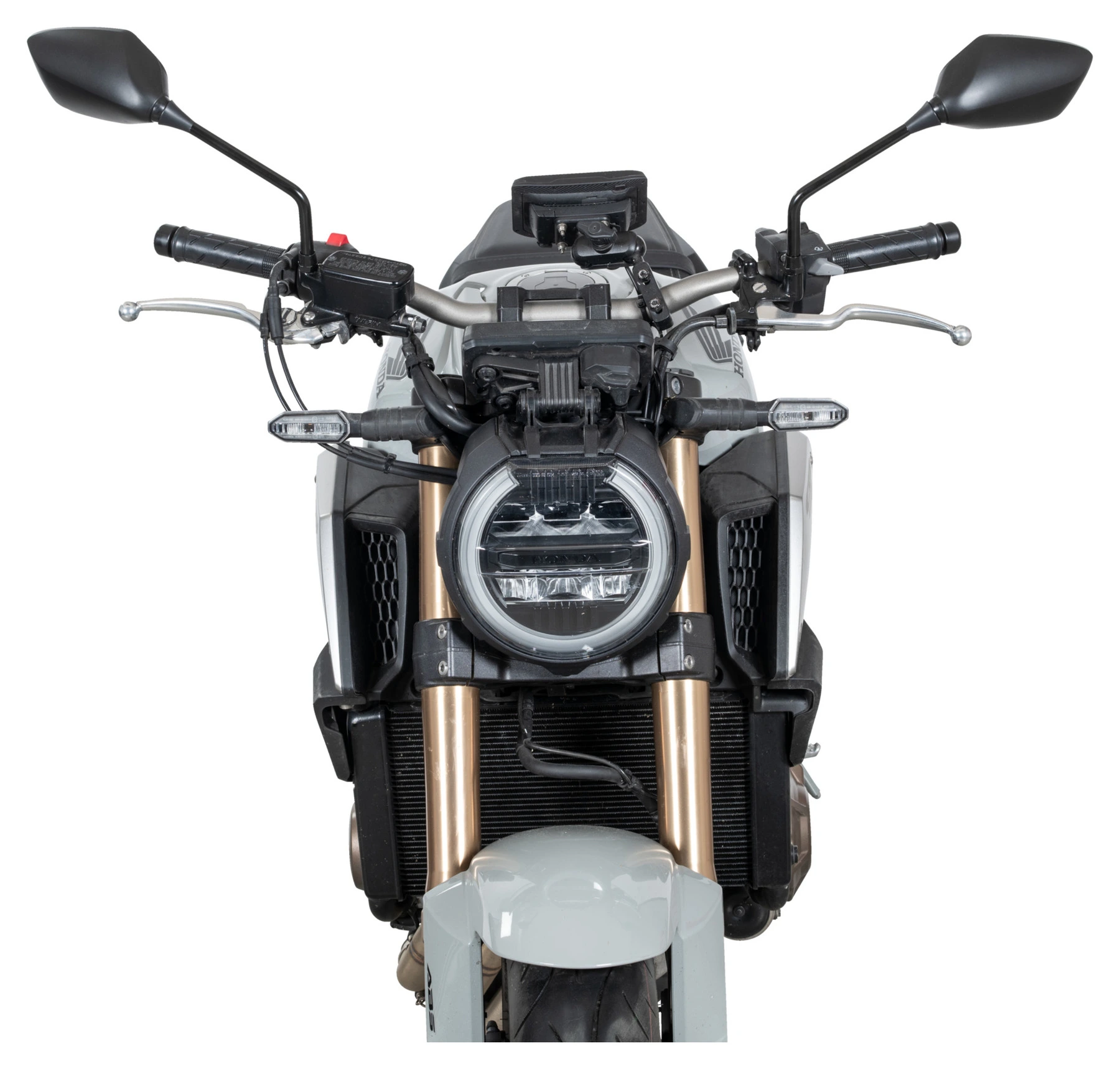 Louis Parts Handlebar Mirror, Pentagonal