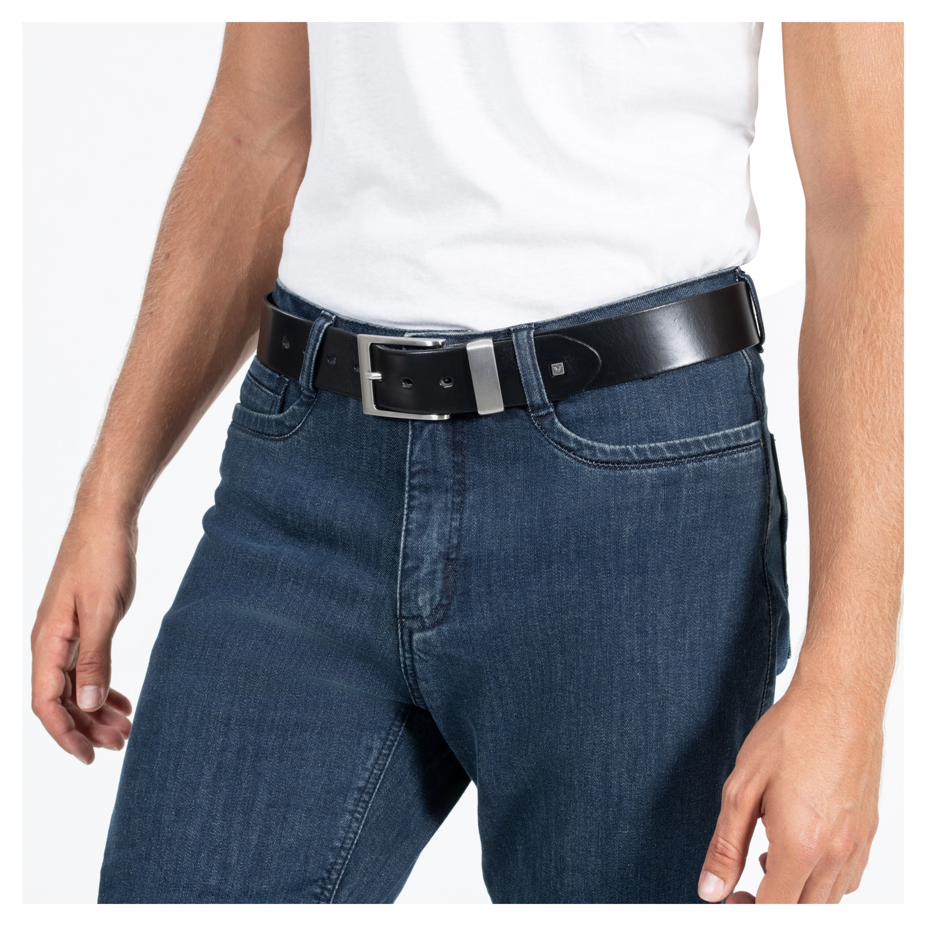VXA-8 Leatherbelt, black