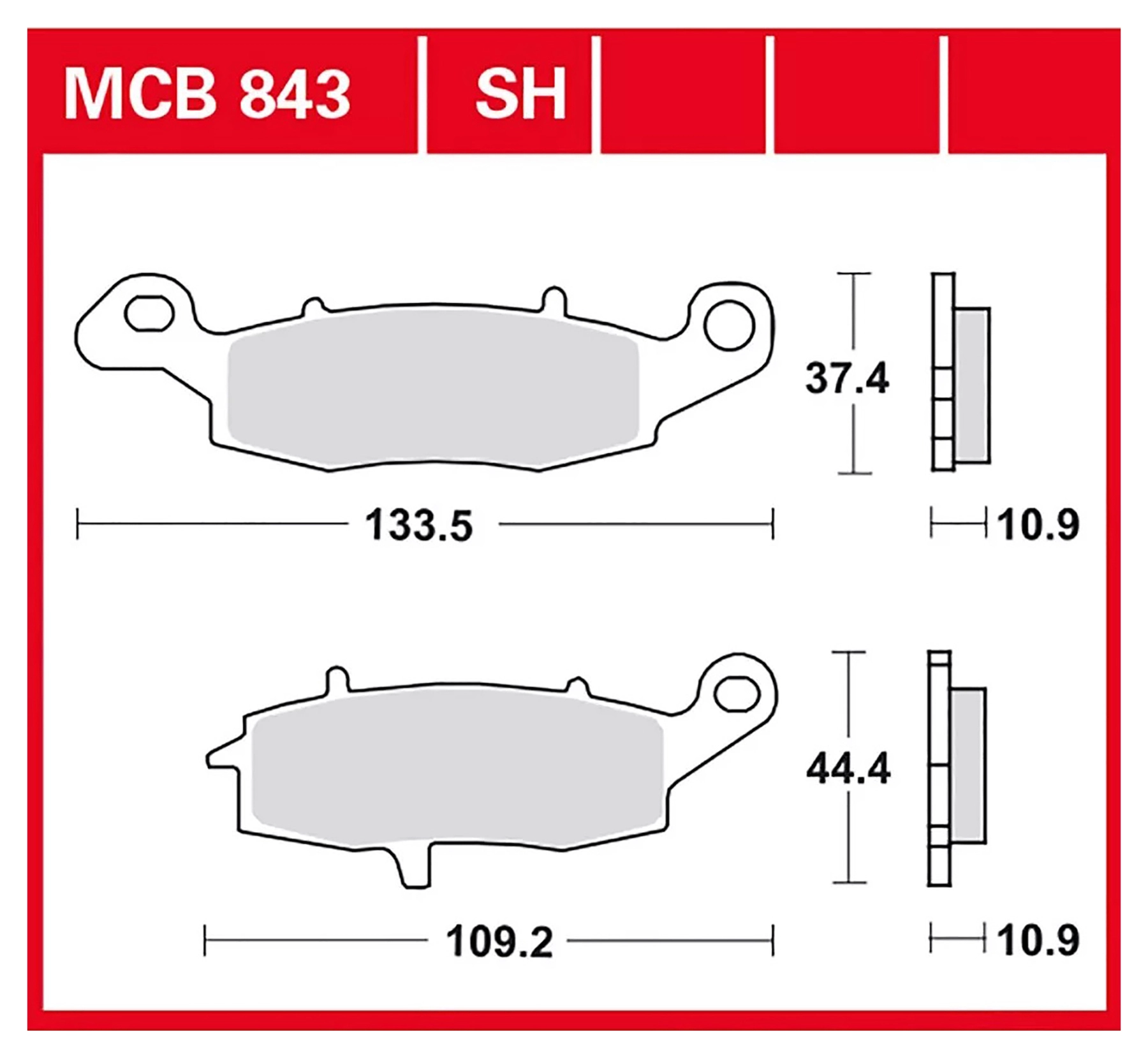 Brakepads Organic