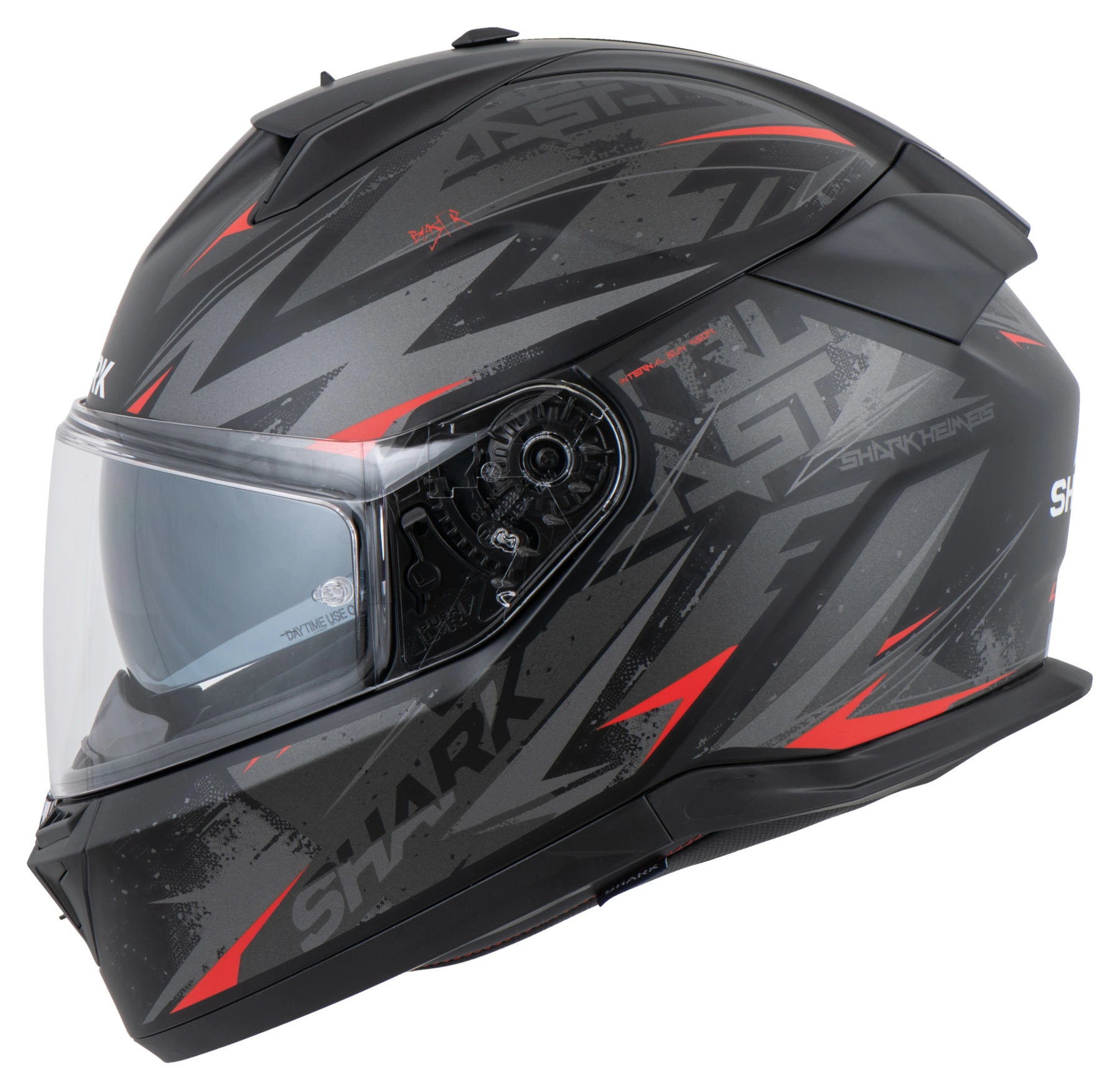 Casque Moto Intégral SHARK D-SKWAL 3 SIZLER - Homologué ECE 22.06, Polycarbonate, 1450g - Noir/Gris/Bleu, Taille L