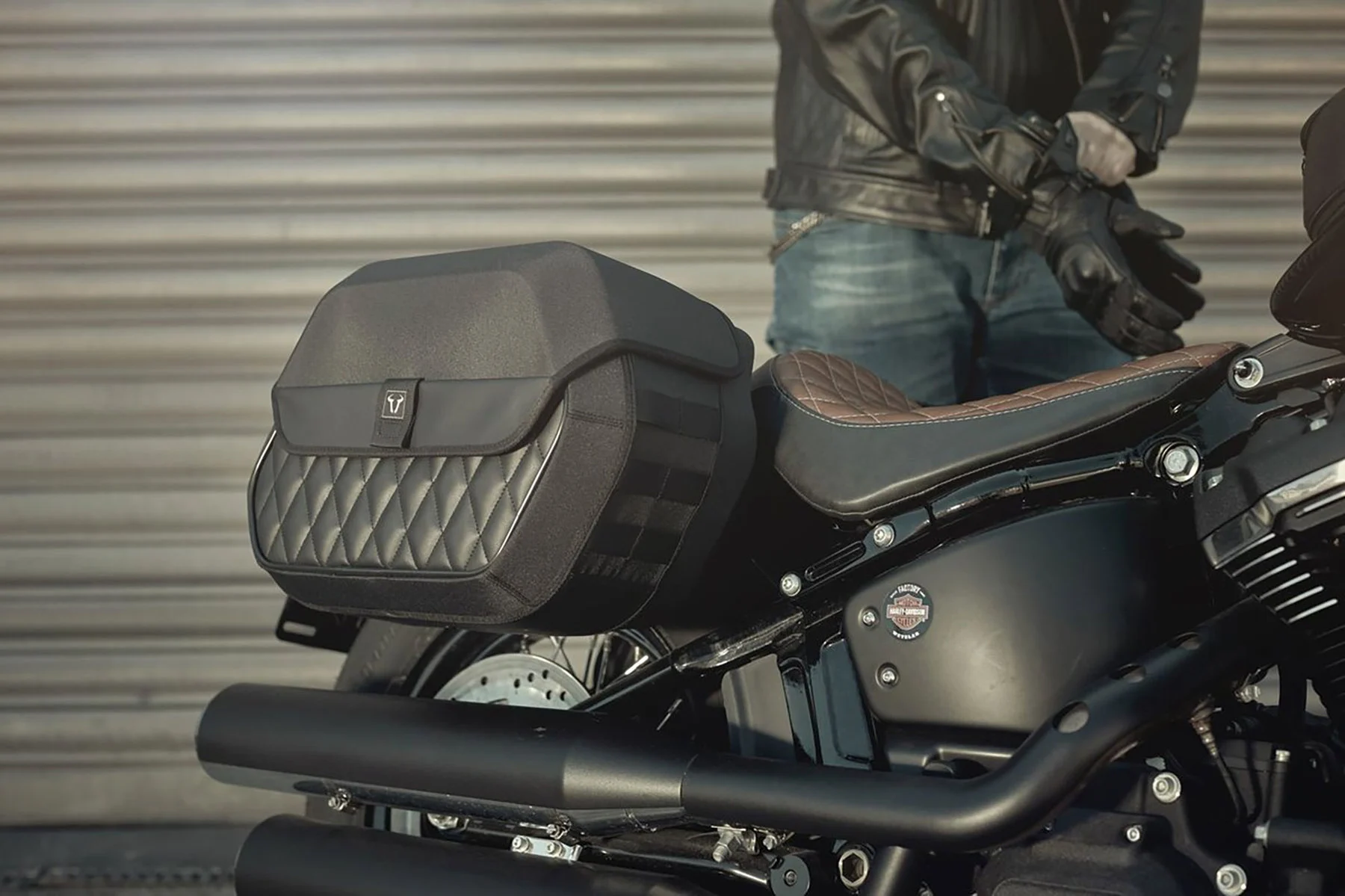 Side bag system LH H-D models