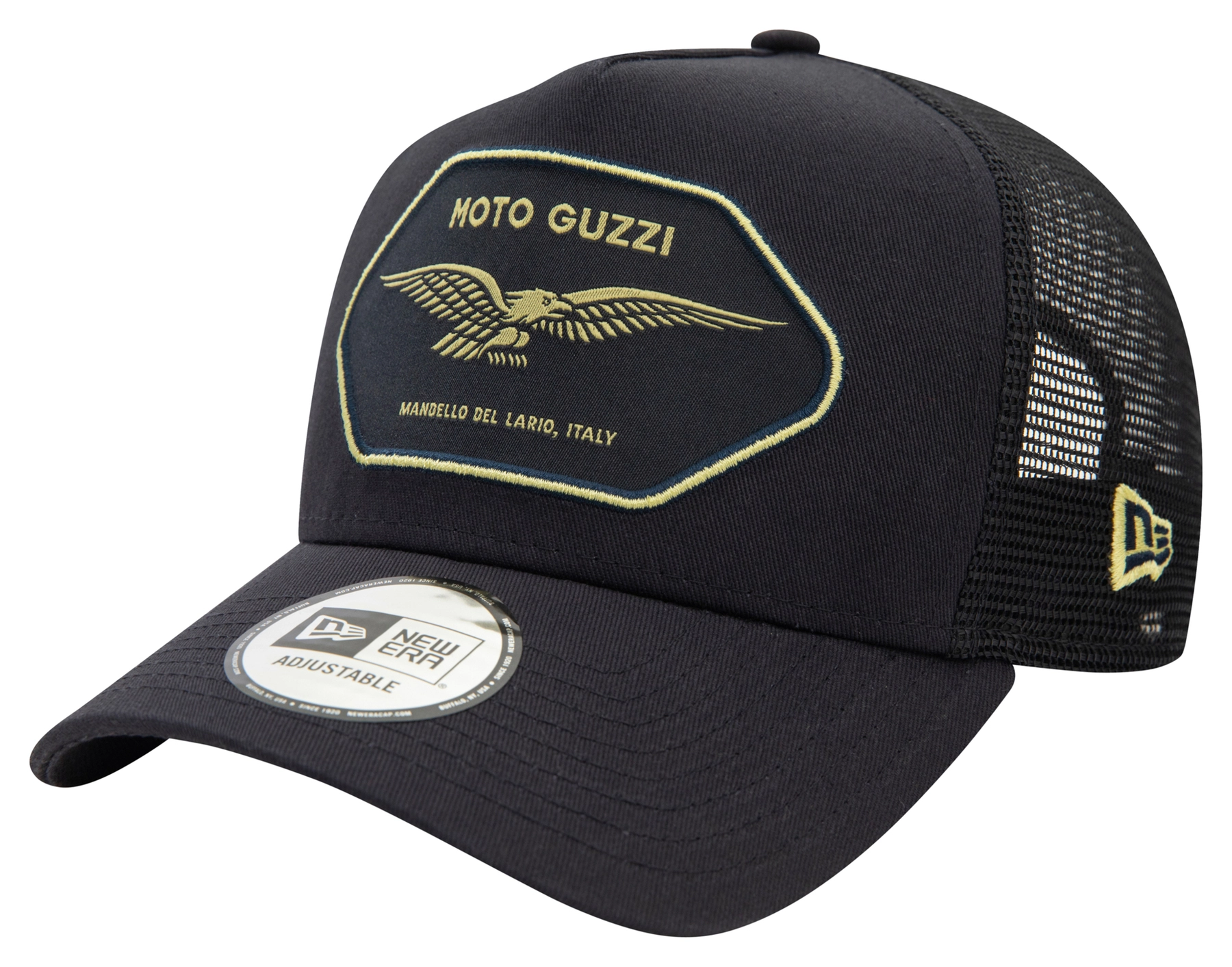 New Era NEW ERA MOTO GUZZI GRAPHIC TRUCKER CAP BLUE