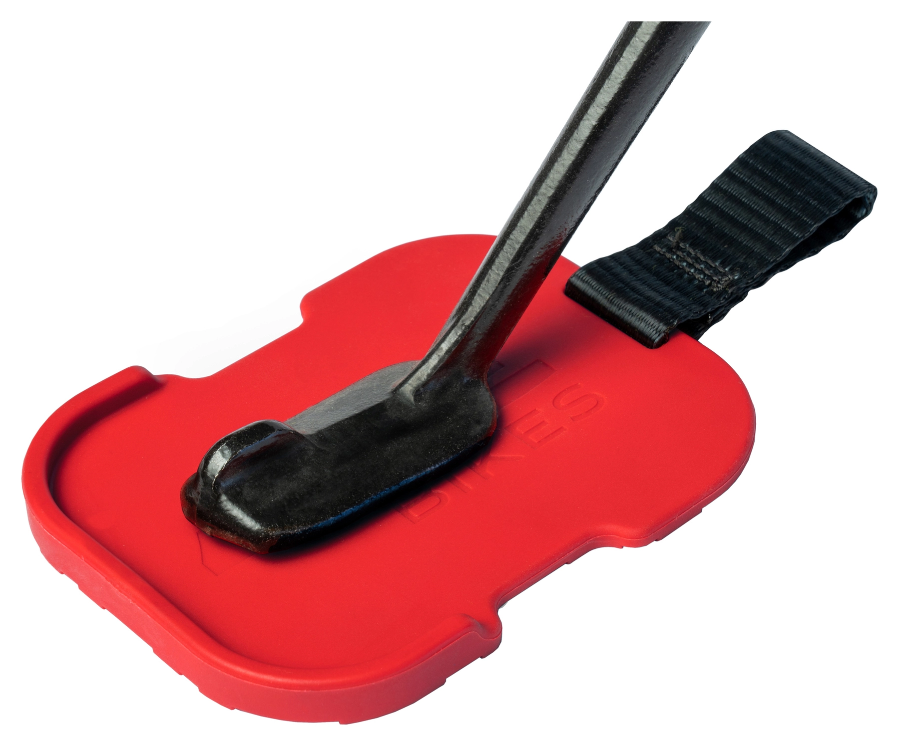 Side stand pad with loop