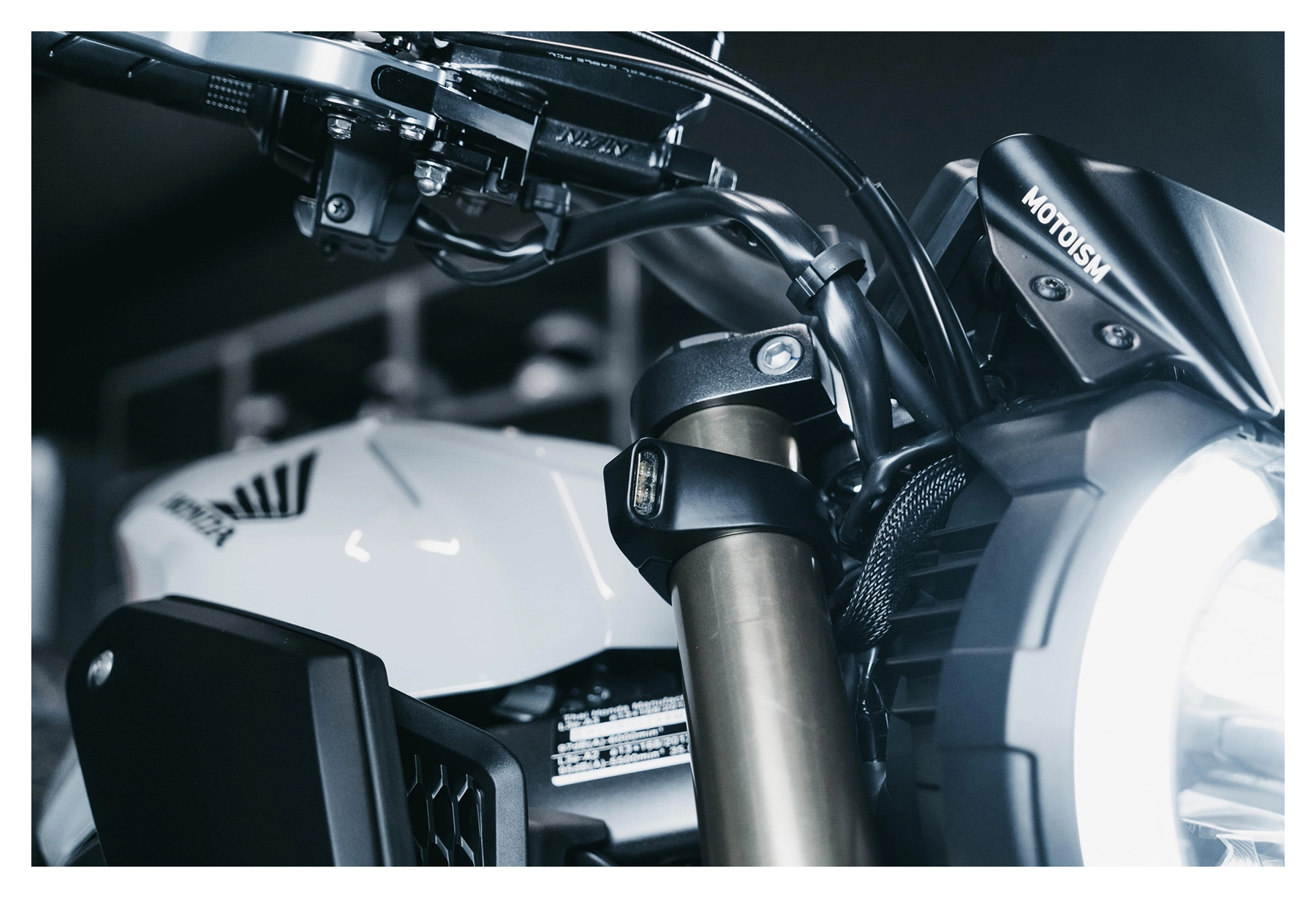 *Three Evo* Fork Clamps for Turn Signals