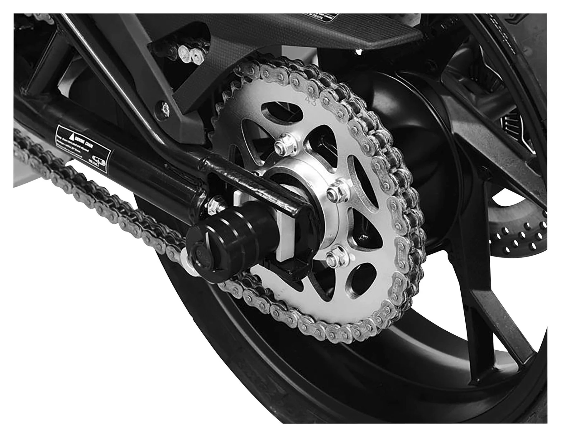 Crash pad set for rear axle