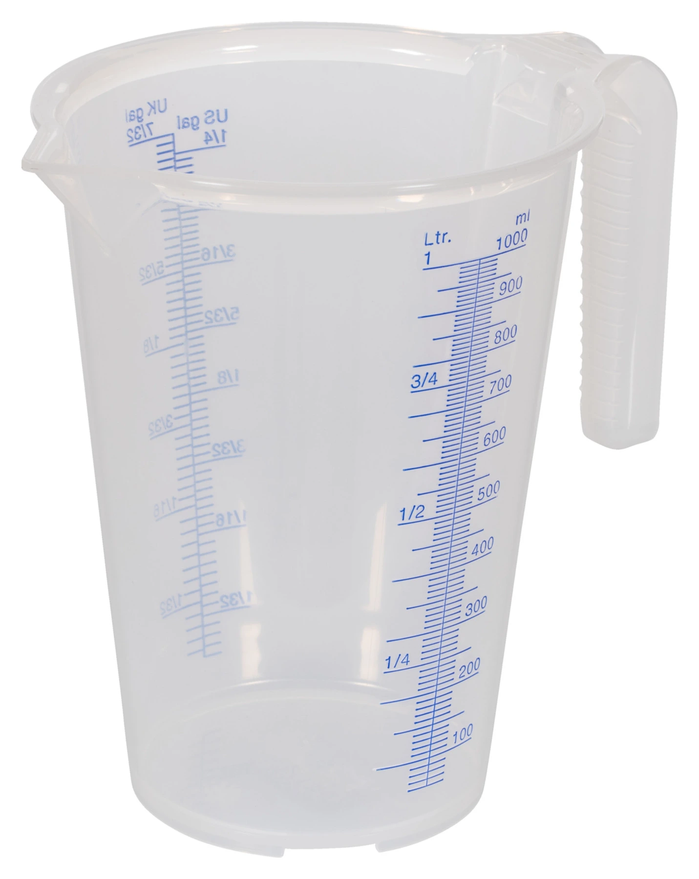 Verre doseur, 1 litre avec échelle,
