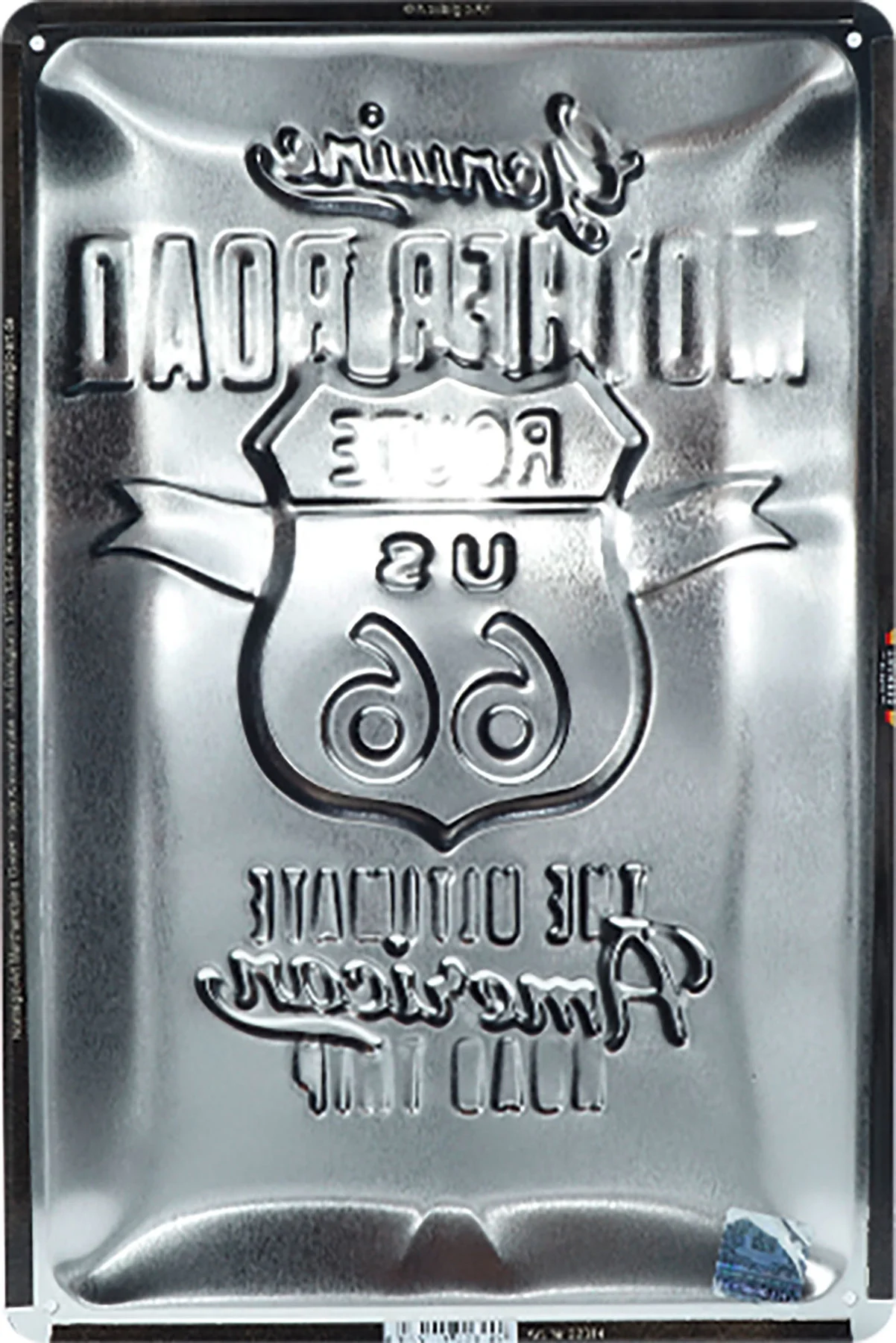 Blechschild Route 66