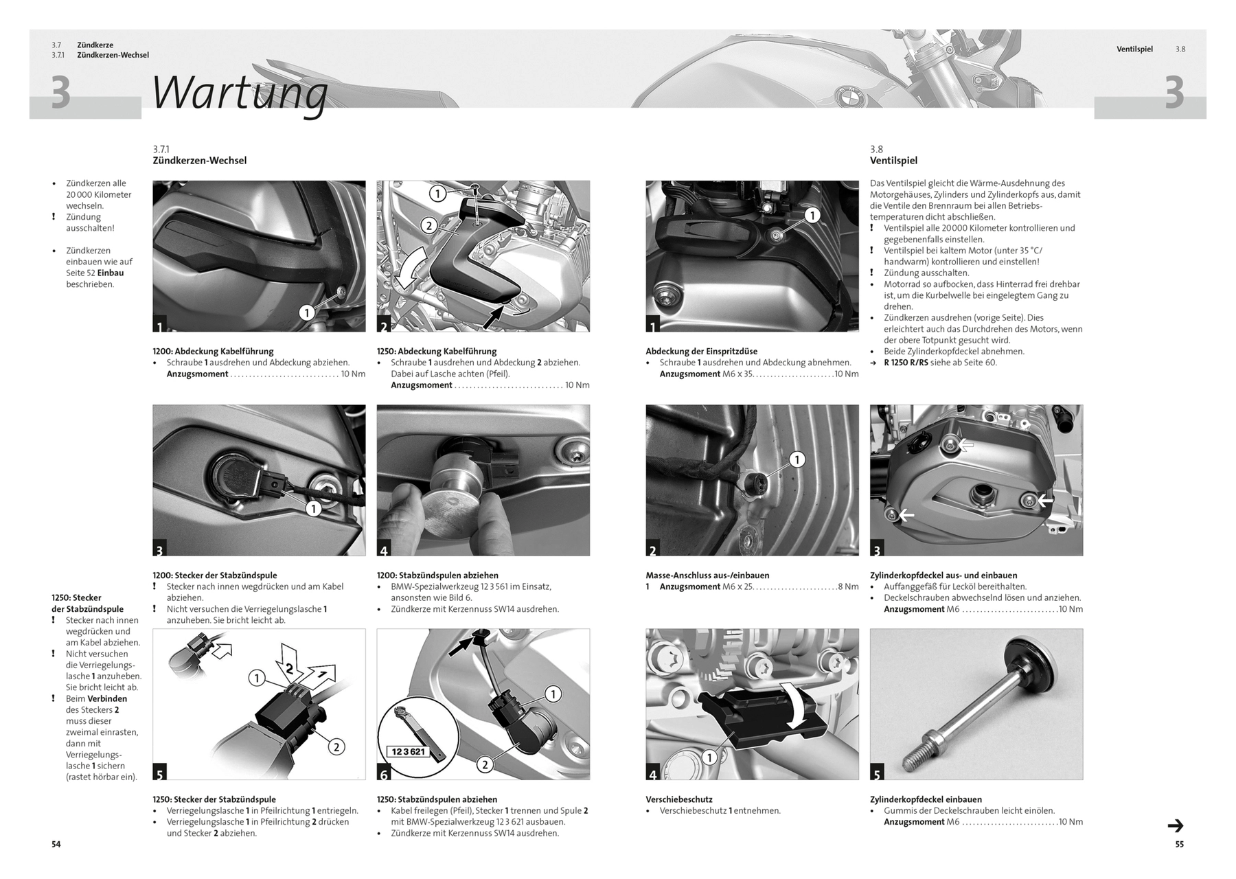 Moto Pool Manuale Riparazione BMW R1200 R1250R RS