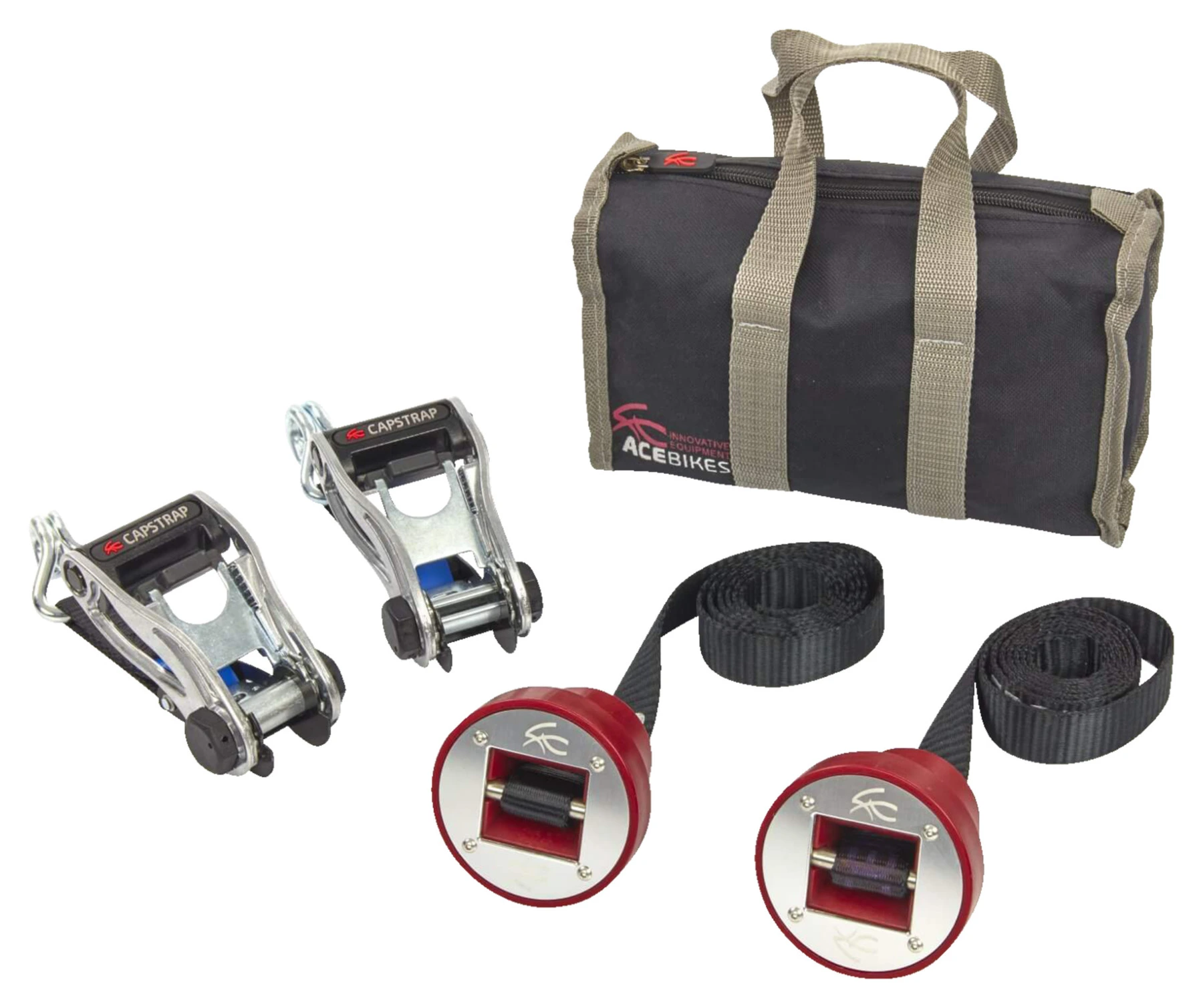 CapStrap tie-down system for BMW