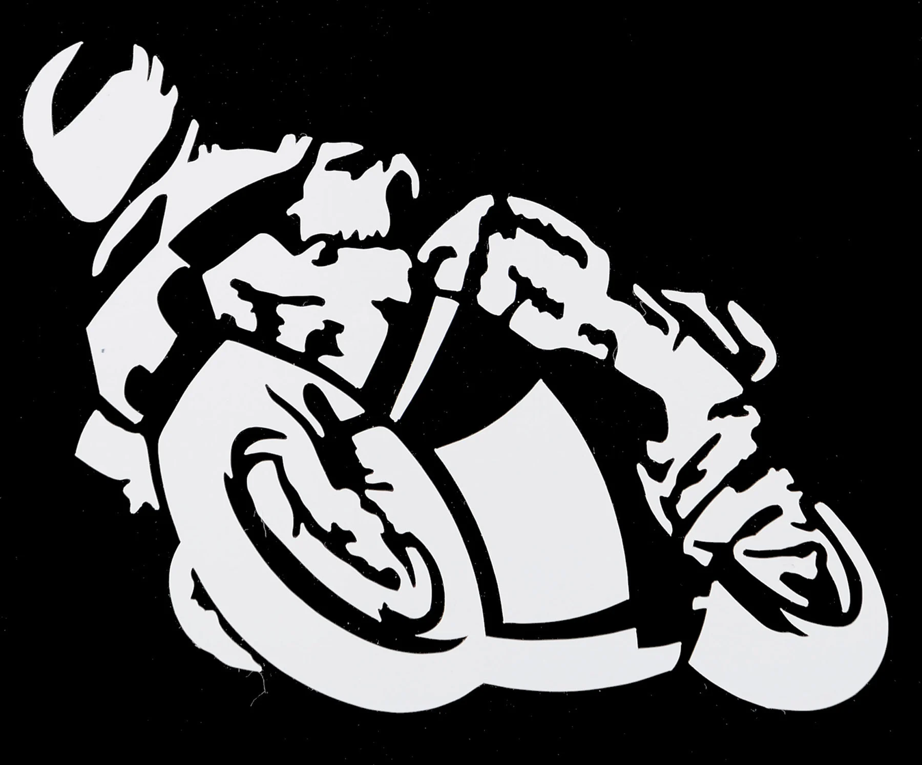 Aufkleber "Motorrad"