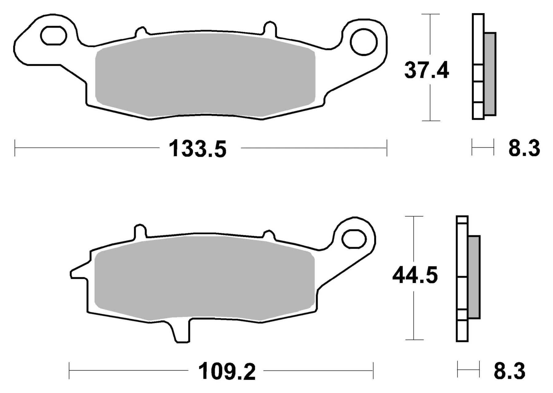 Plaquettes De Frein Metal Fritté