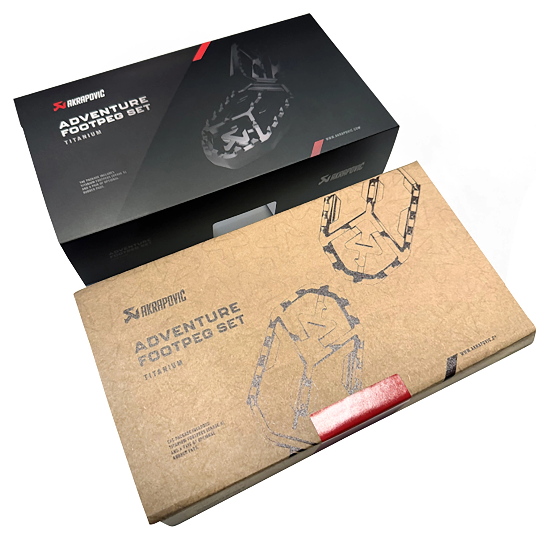 Adventure voetsteunset Titanium met ABE