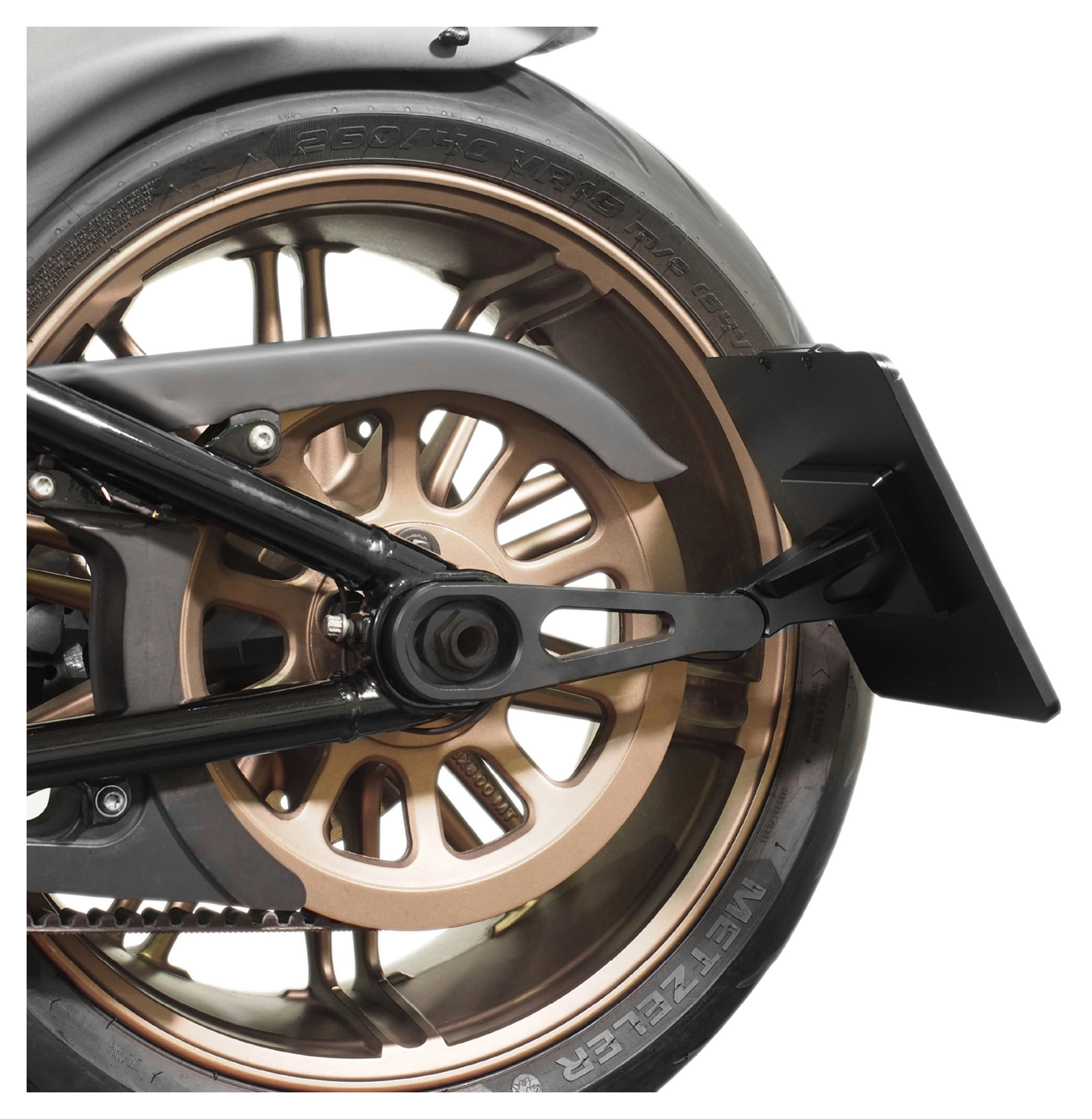Portatarga UTAL Cromato – Senza Cornice, Universale Per Auto E Moto, Dimensioni 520x110 Mm