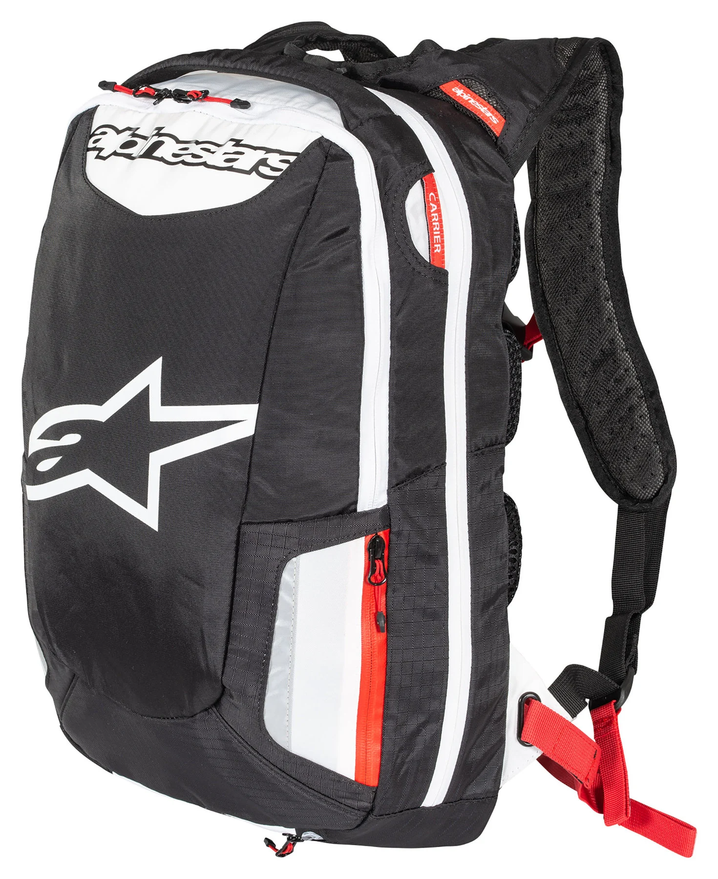 alpinestars ALPINESTARS RUCKSACK CITY HUNTER SCHWARZ WEISS ROT