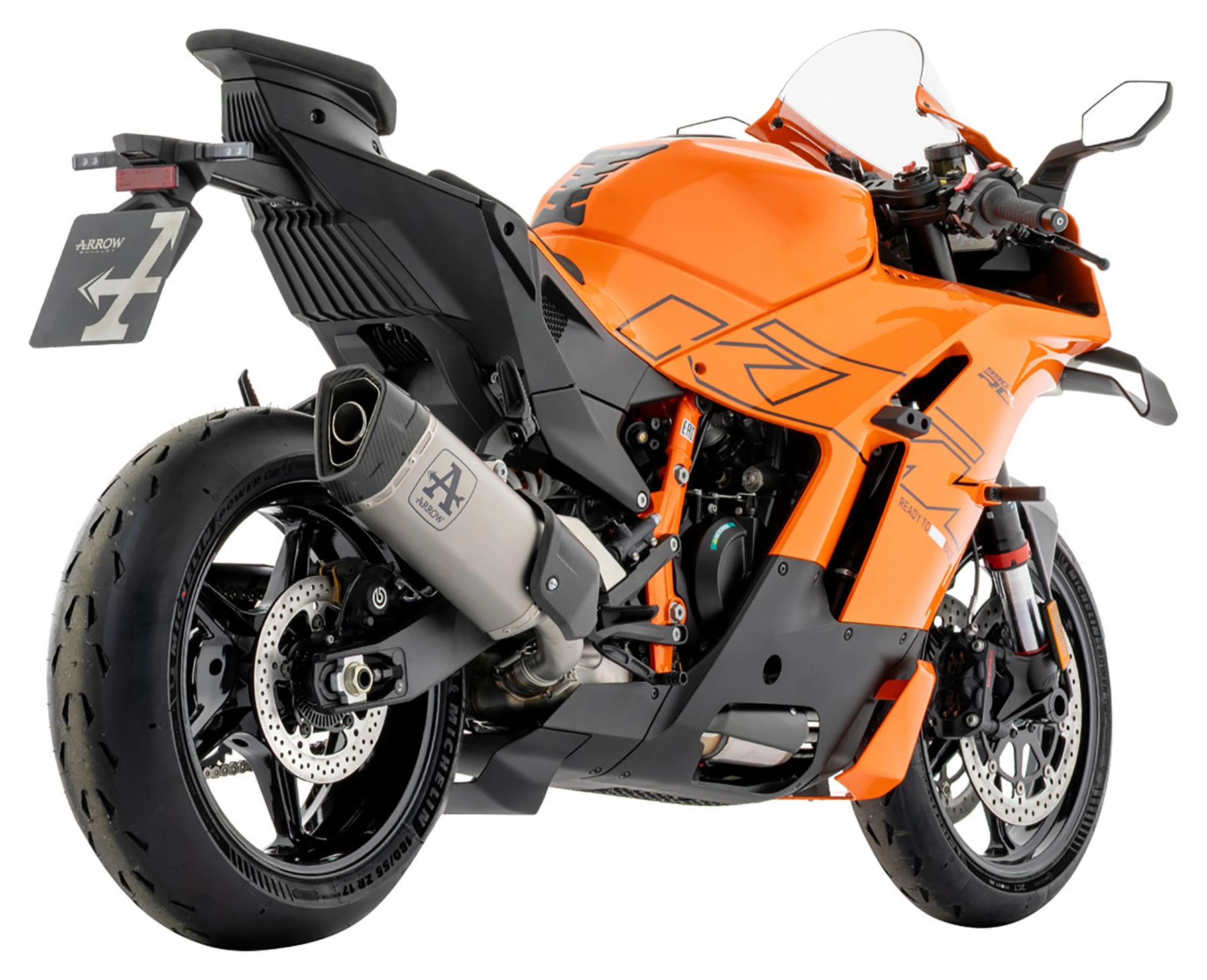 ARROW Pista exhaust system with EG-BE