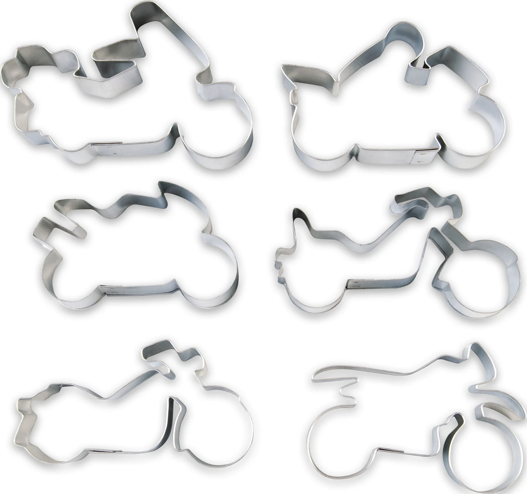 Moldes galletas motocicl. Louis, set 6