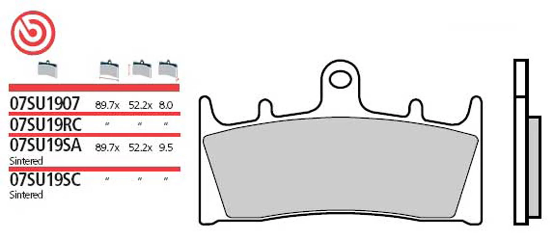 Brakepads Organic