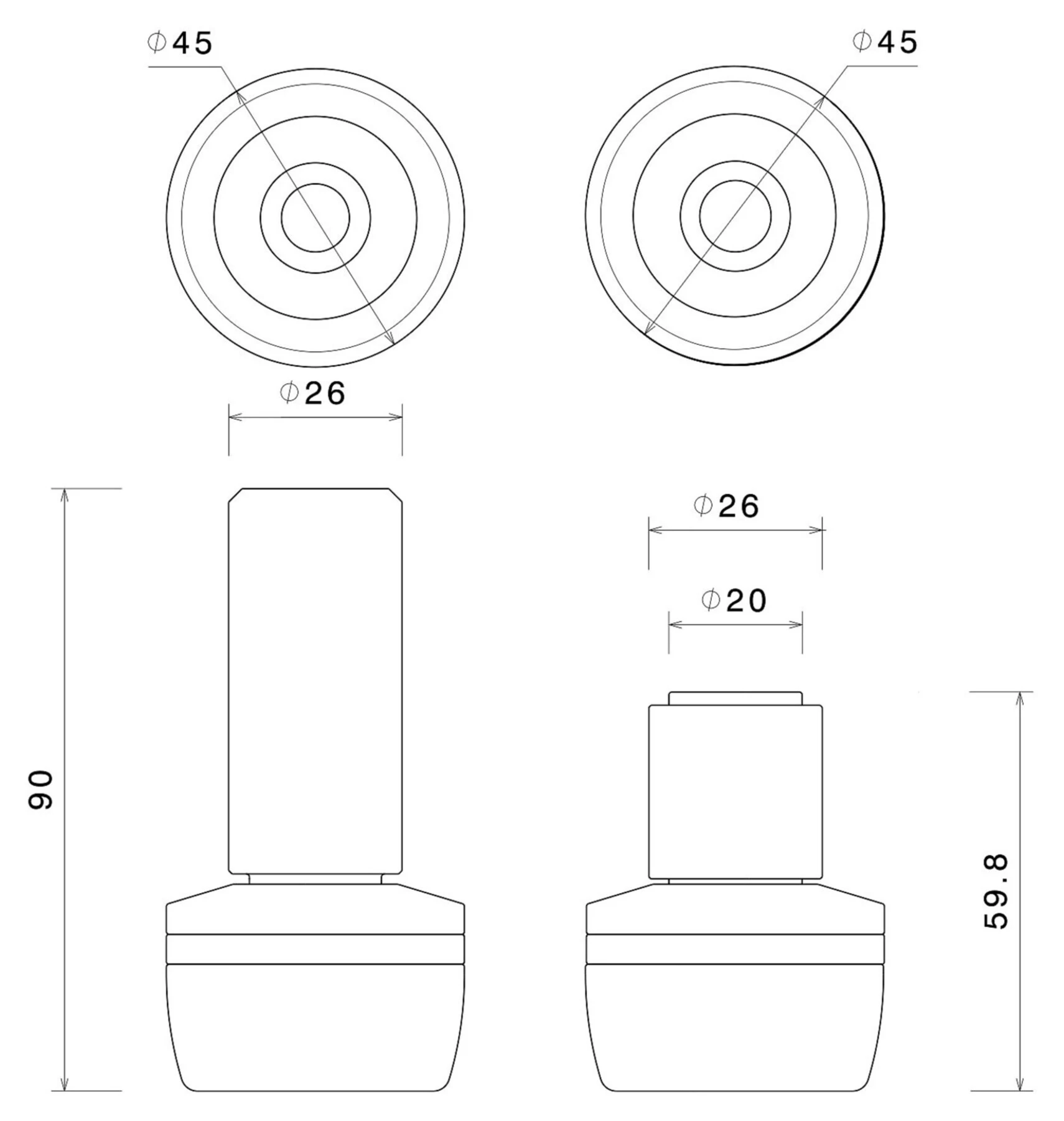 Side sliders kit for various models