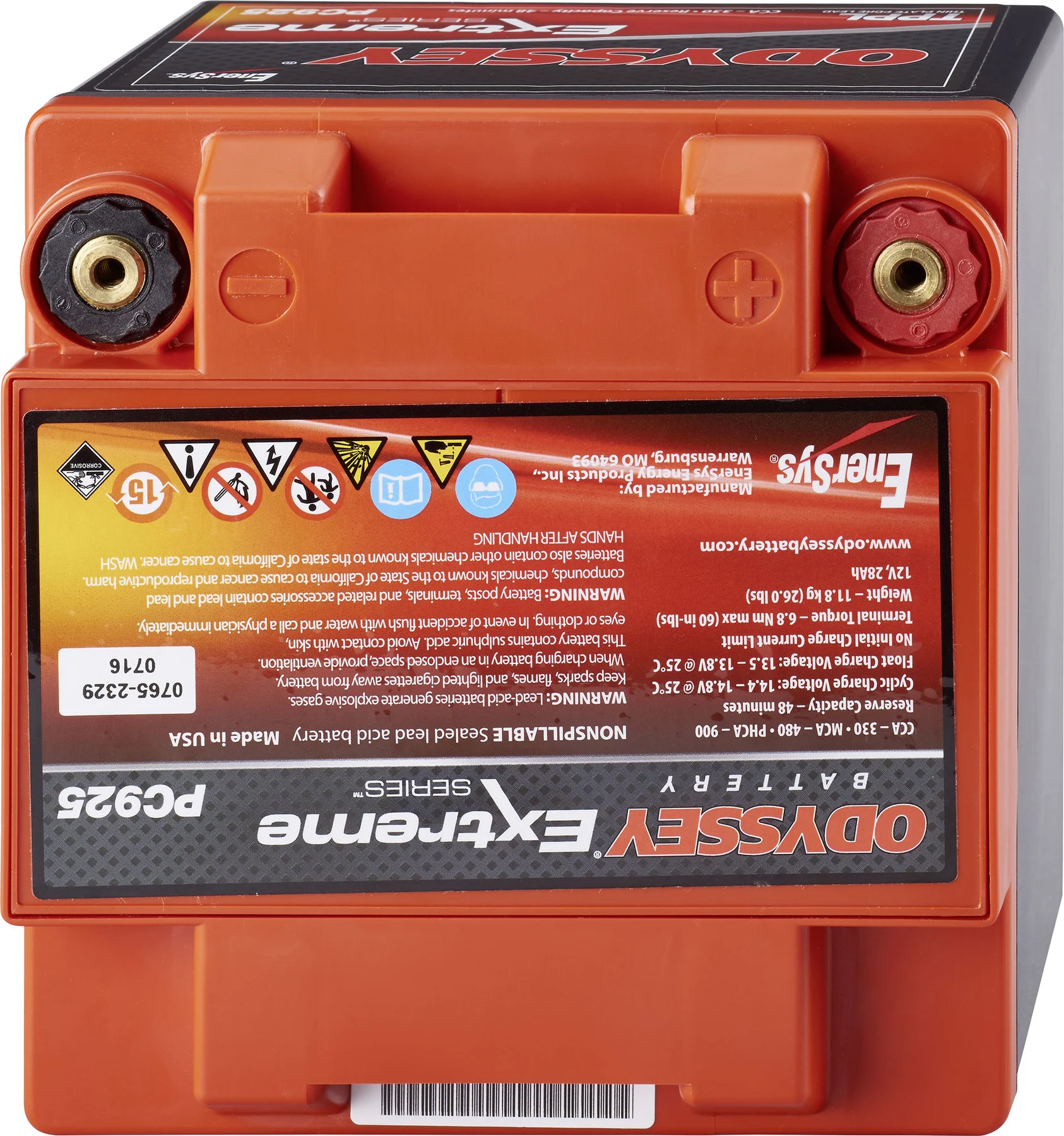 ODYSSEY Hawker Batteries