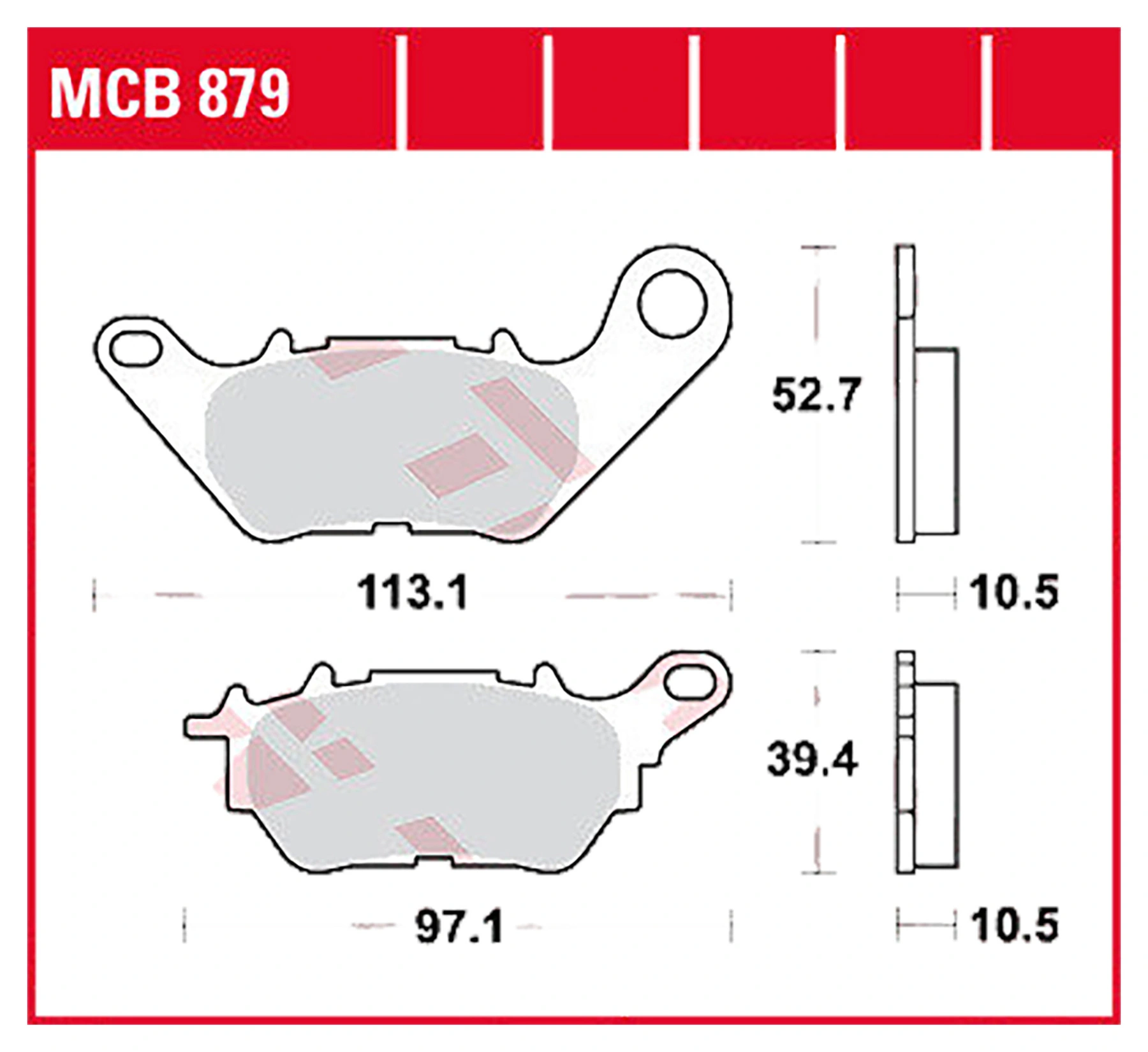 Brakepads Organic