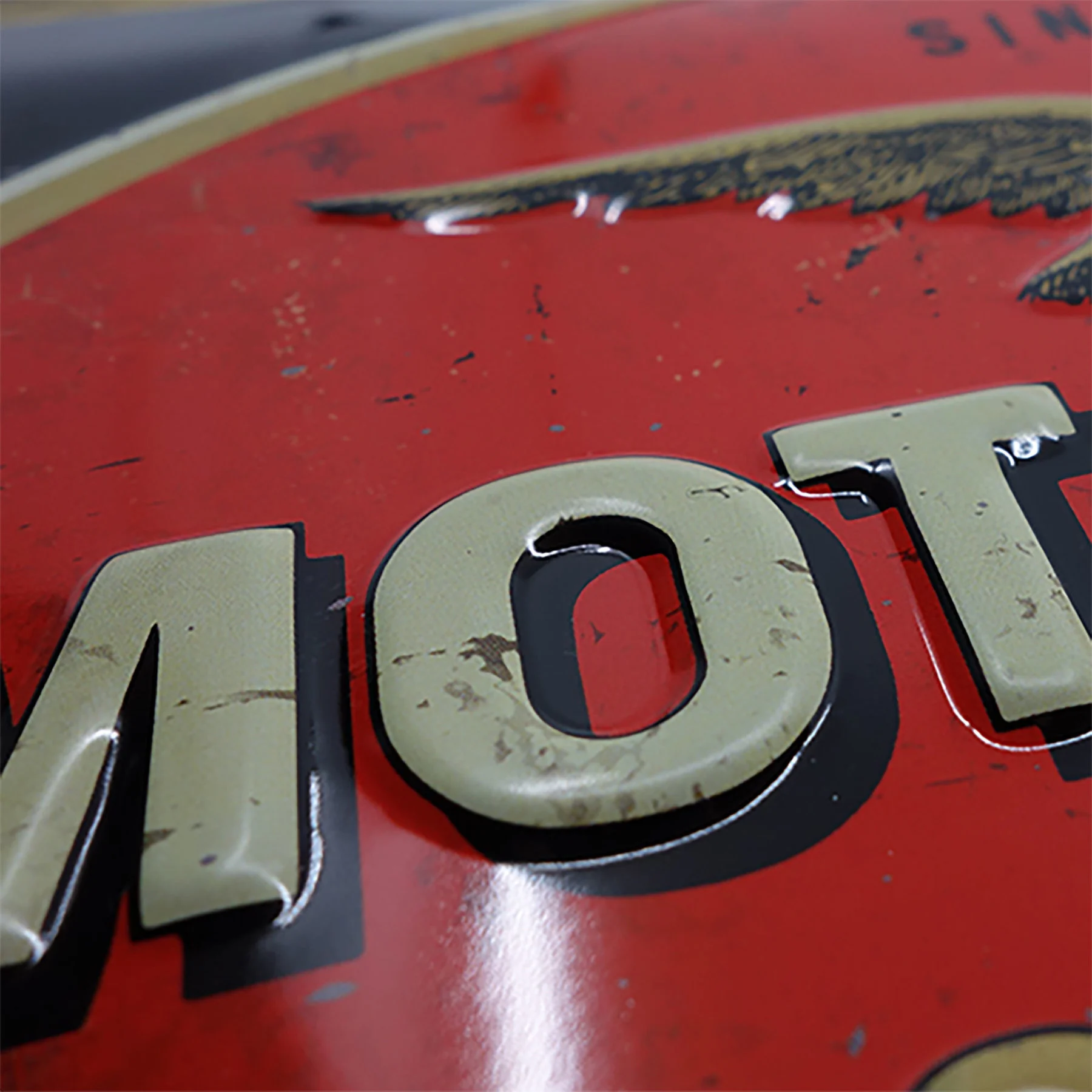 Blechschild Moto-Guzzi Logo