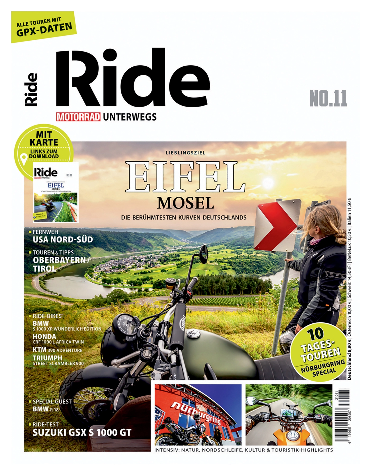 RIDE Motorrad unterwegs - Eifel, Mosel