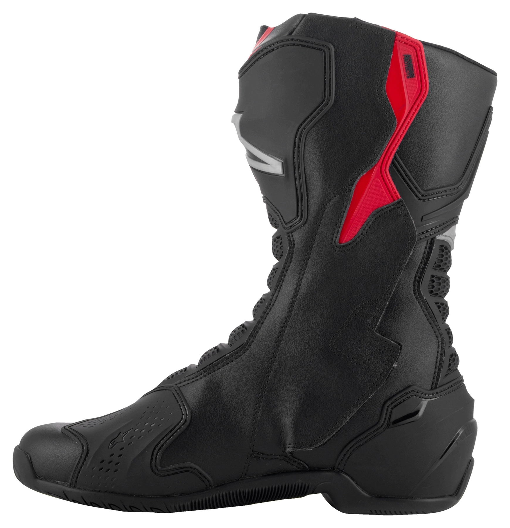 Alpinestars Smx 6 V1 Alpinestars SMX-6 V3 Bottes De Moto De Sport Haute Performance, Certifiées CE, Chaussures De Protection Et Confortables, 46, Noir/argent/rouge Alpinestar Smx Plus