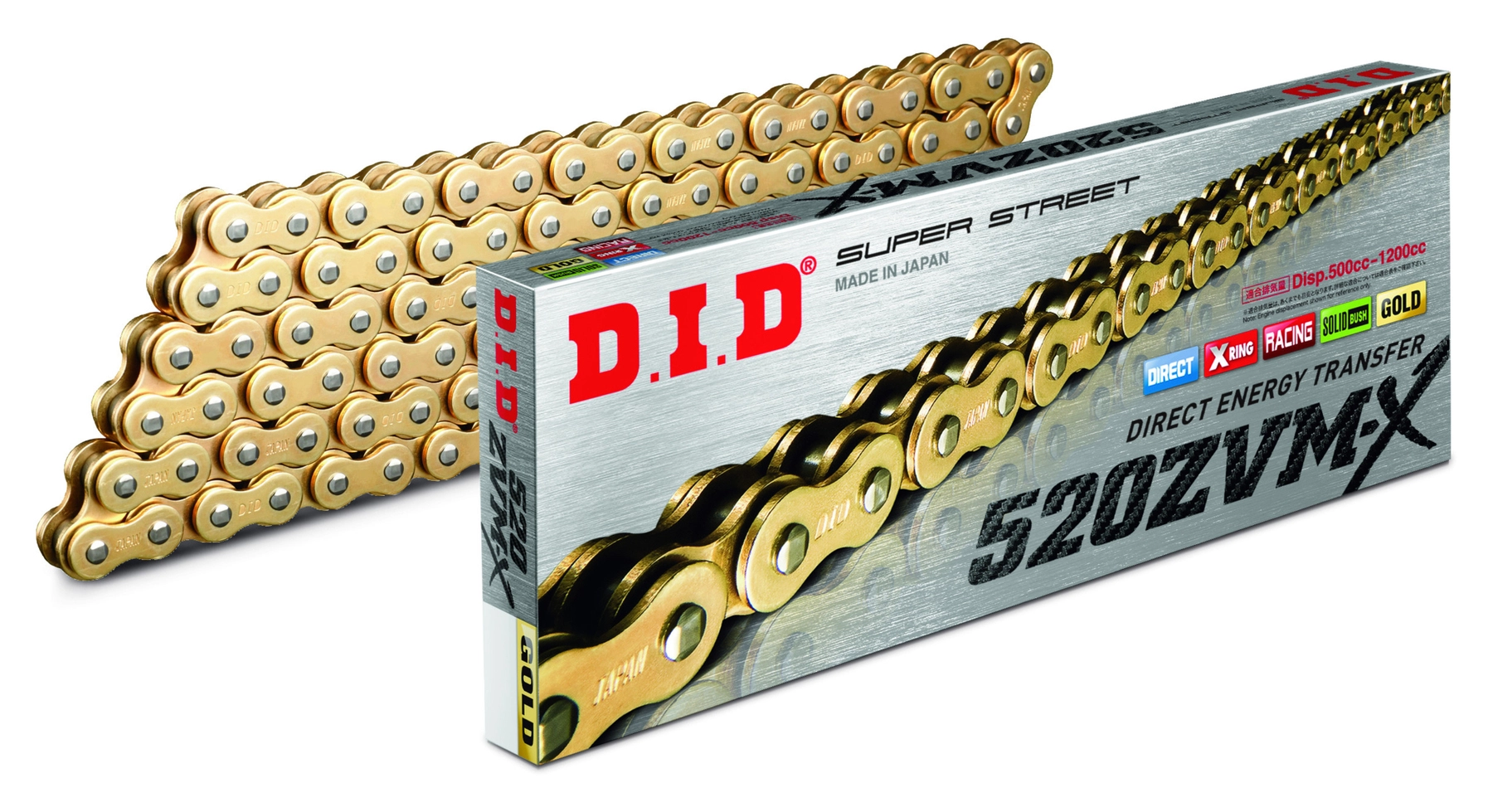 Drive chains ZVM-X gold and silver