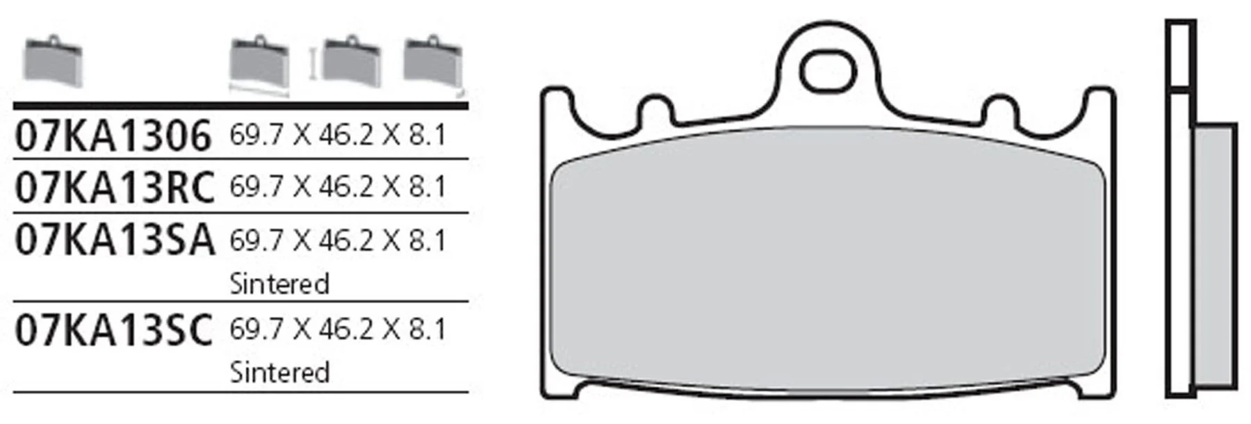 Brakepads Organic