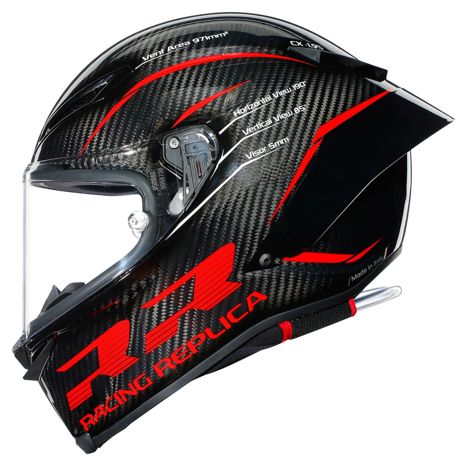 AGV AGV PISTA GP RR 2.6 SZ.57 PERFORMANCE CARBON/RED