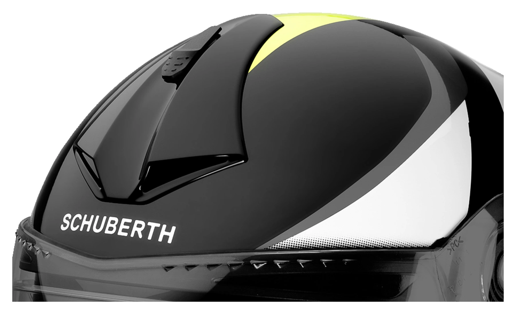 SCHUBERTH C3 Pro Europe Fluo Yellow Helmet · Motocard