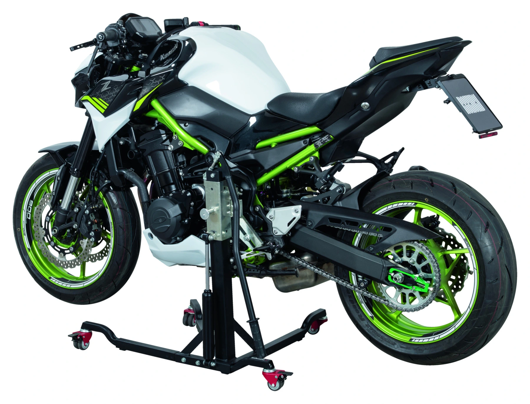 central motorcycle jack