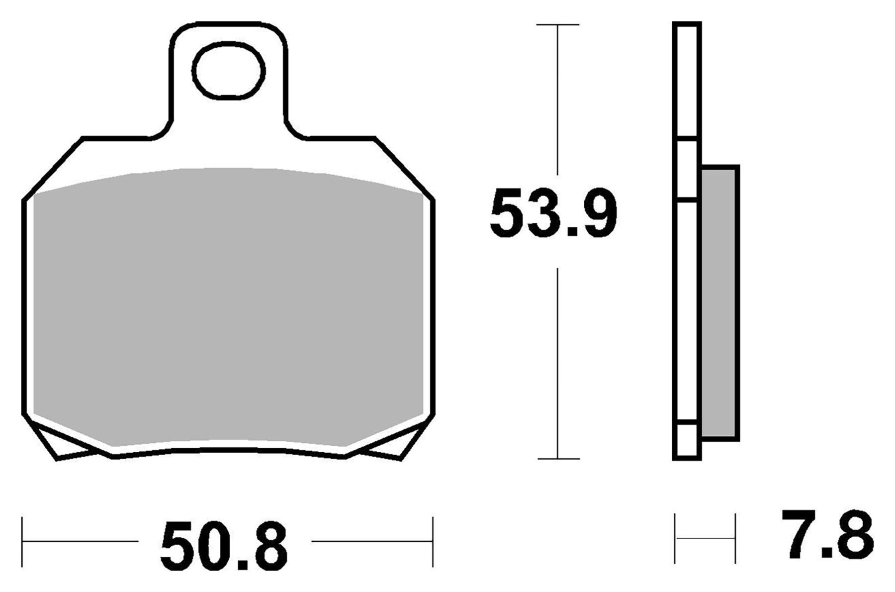 Bremsbeläge Organisch Carbon Ceramic