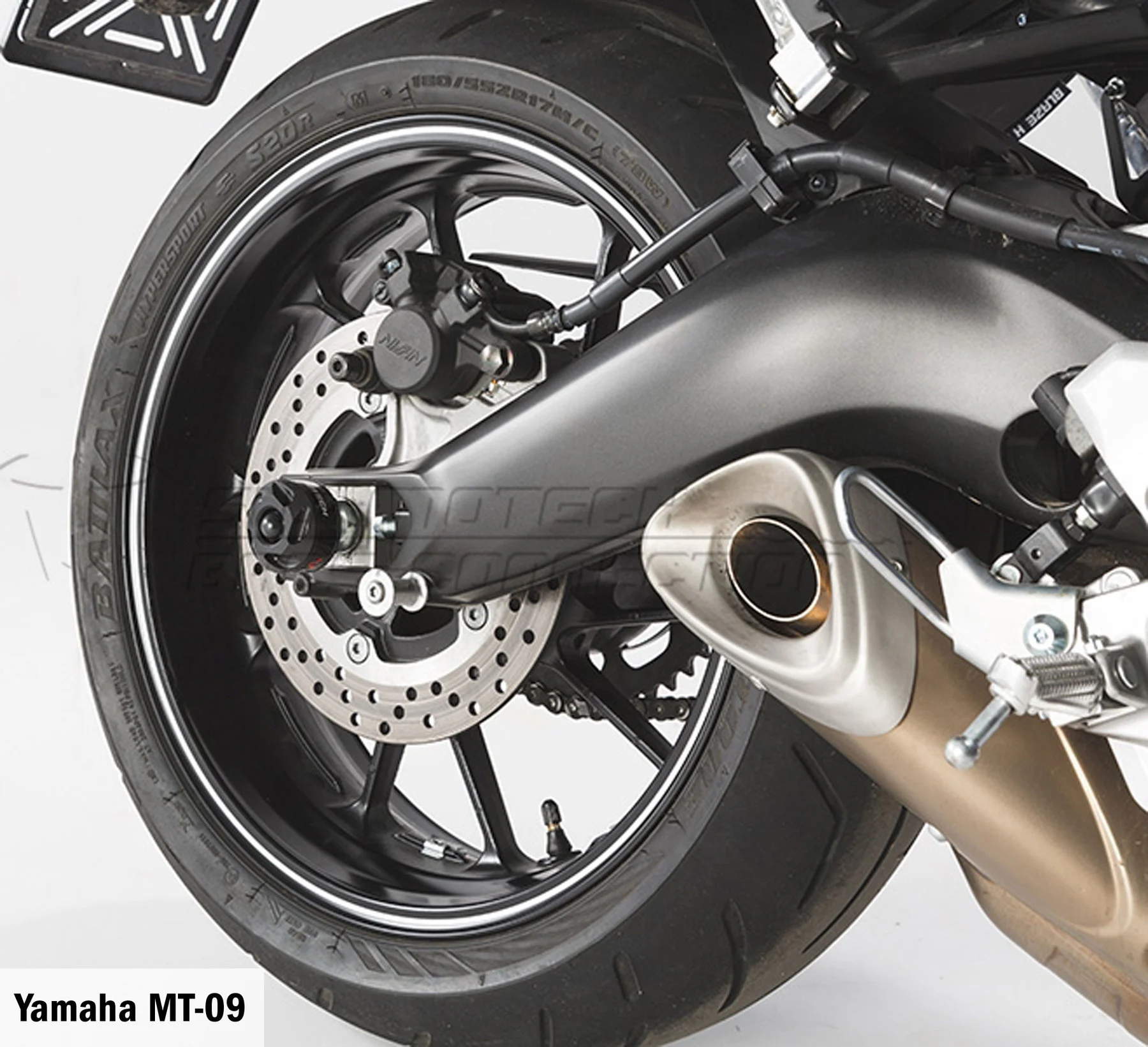 Swingarm Crashpad Kit, Black