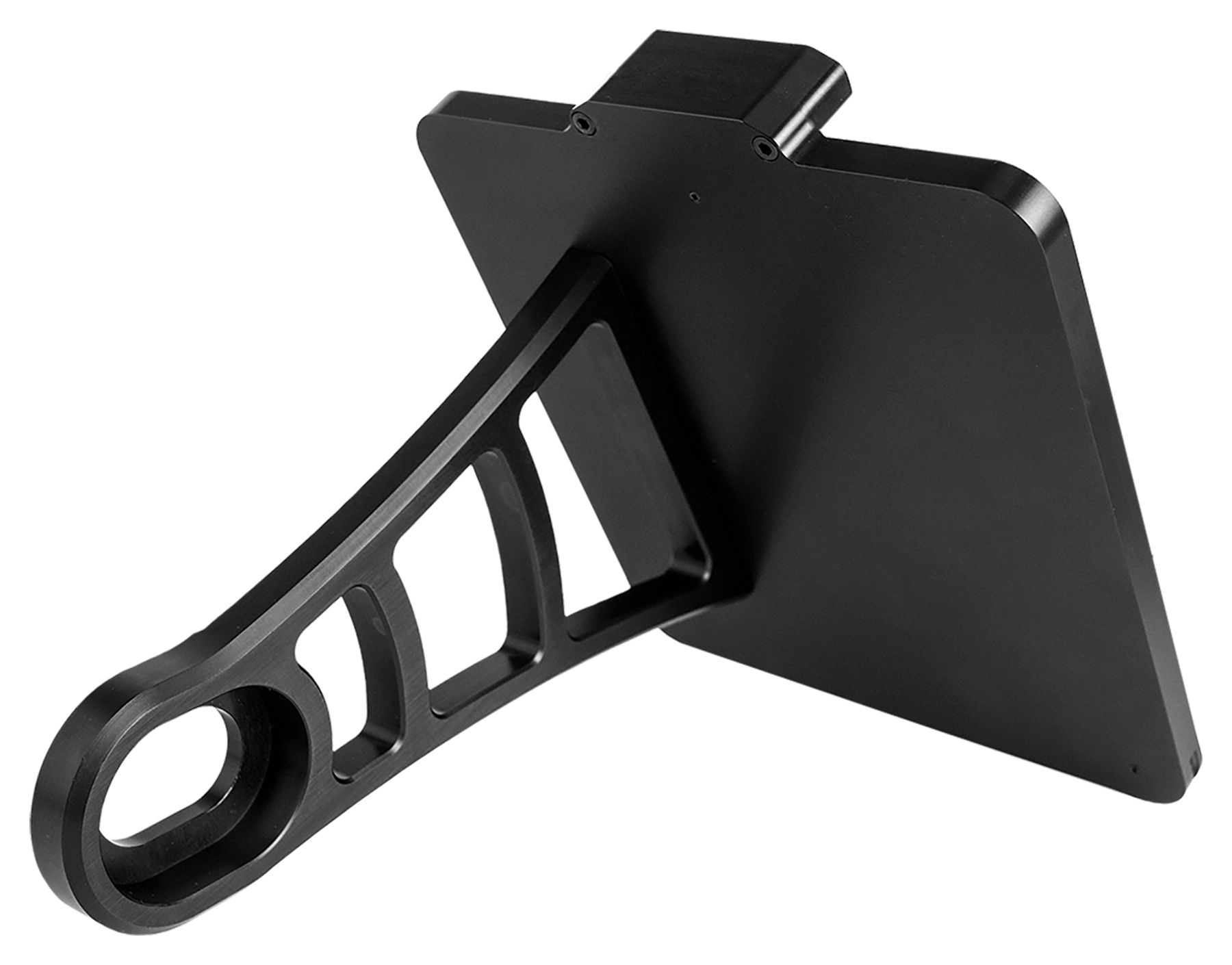 Side Mount Kennzeichenhalter Schwarz