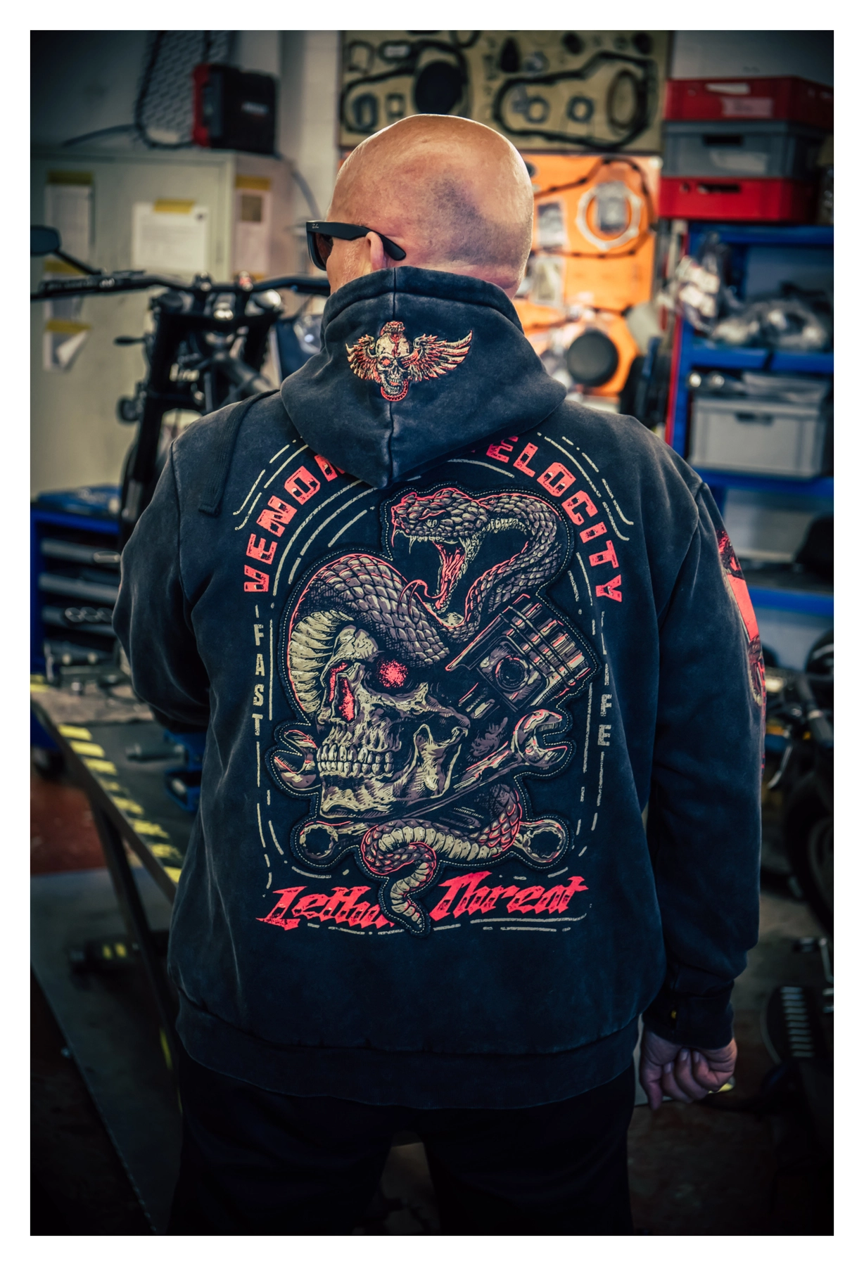 Venom zipper hoodie outlet