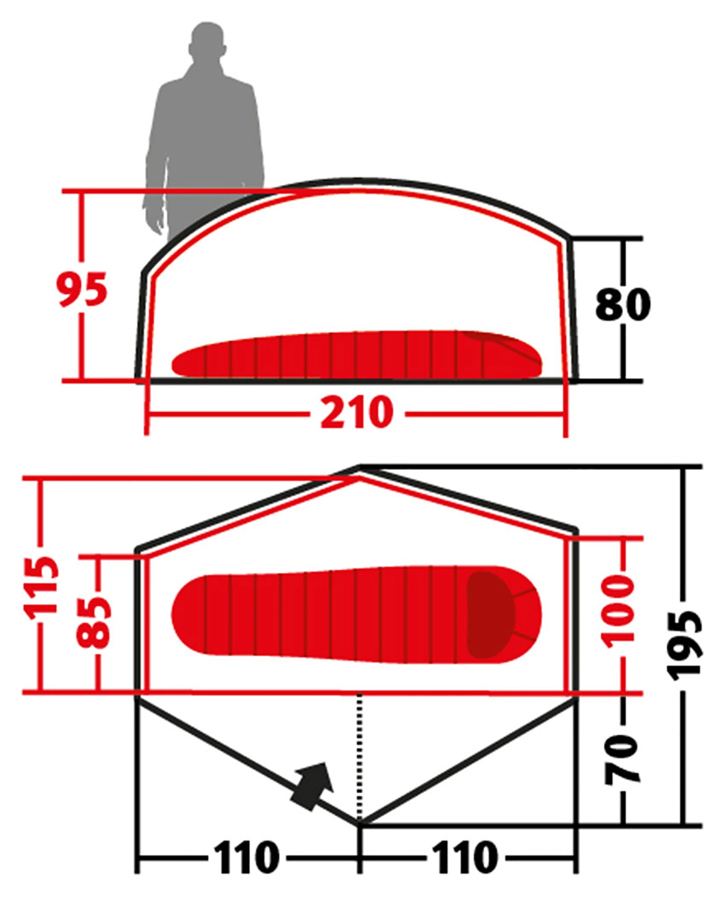 Trailrunner Bikepacking-Zelt