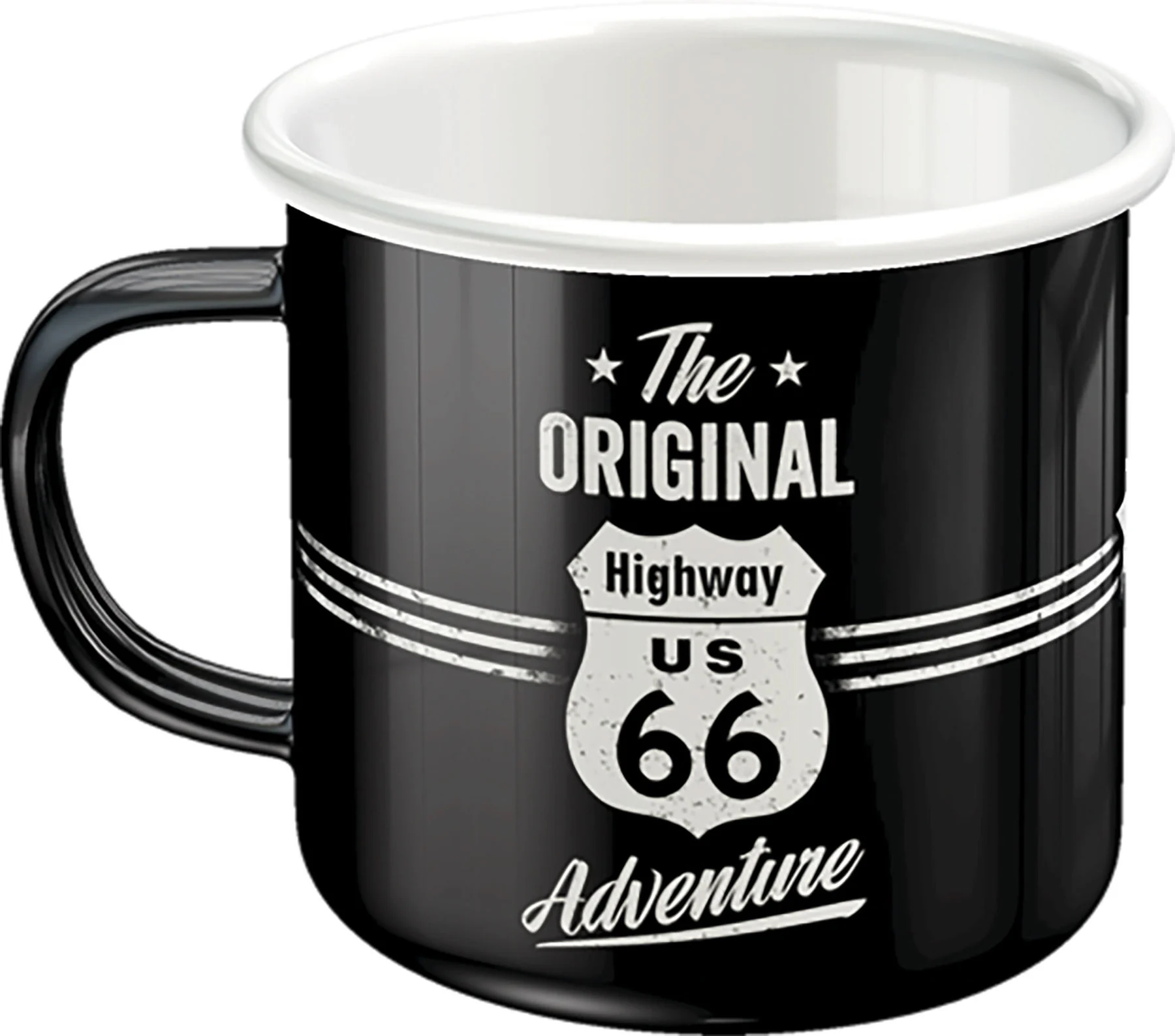 Emaljmugg Route 66