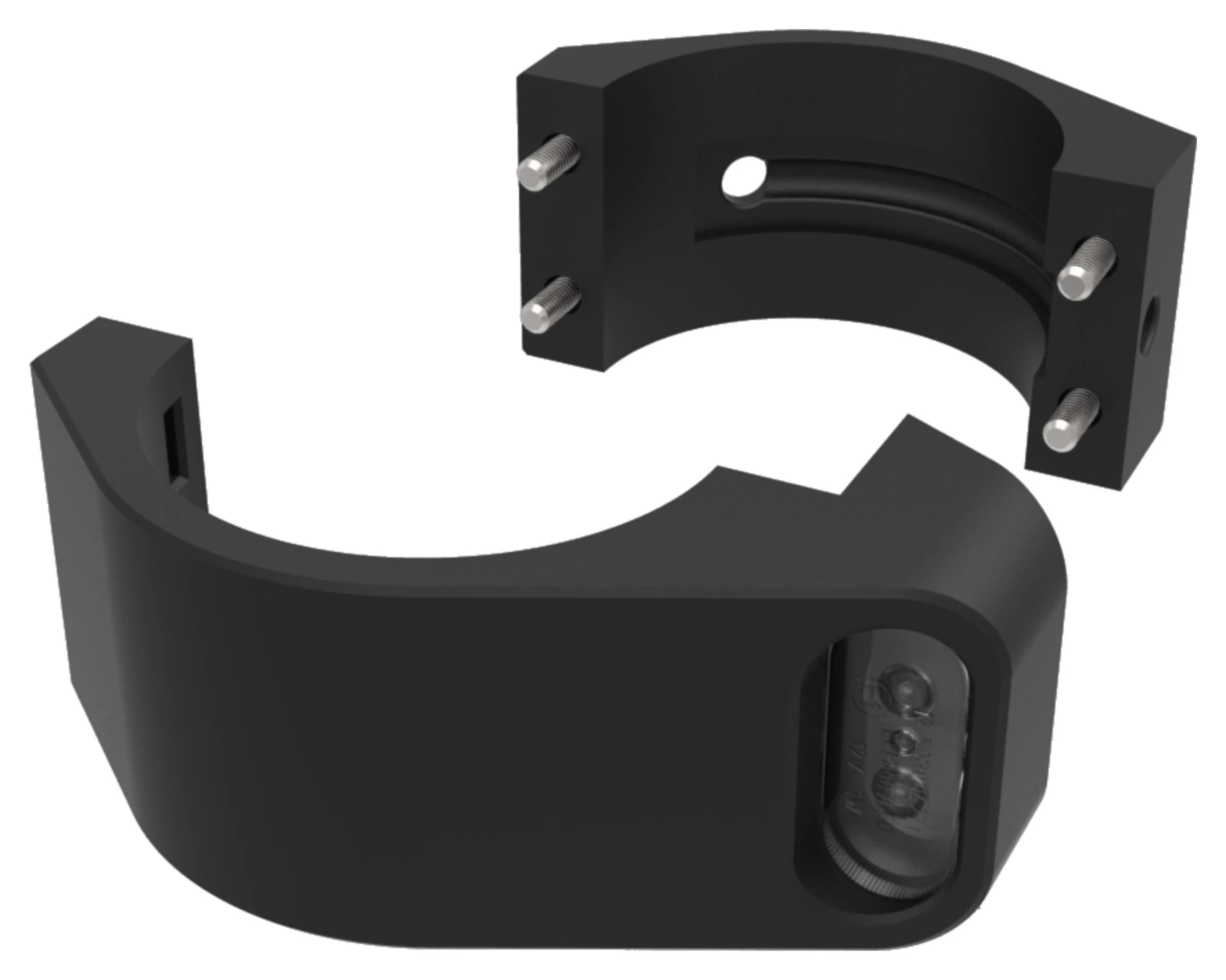 Fork clamp with turn signal Type-Two