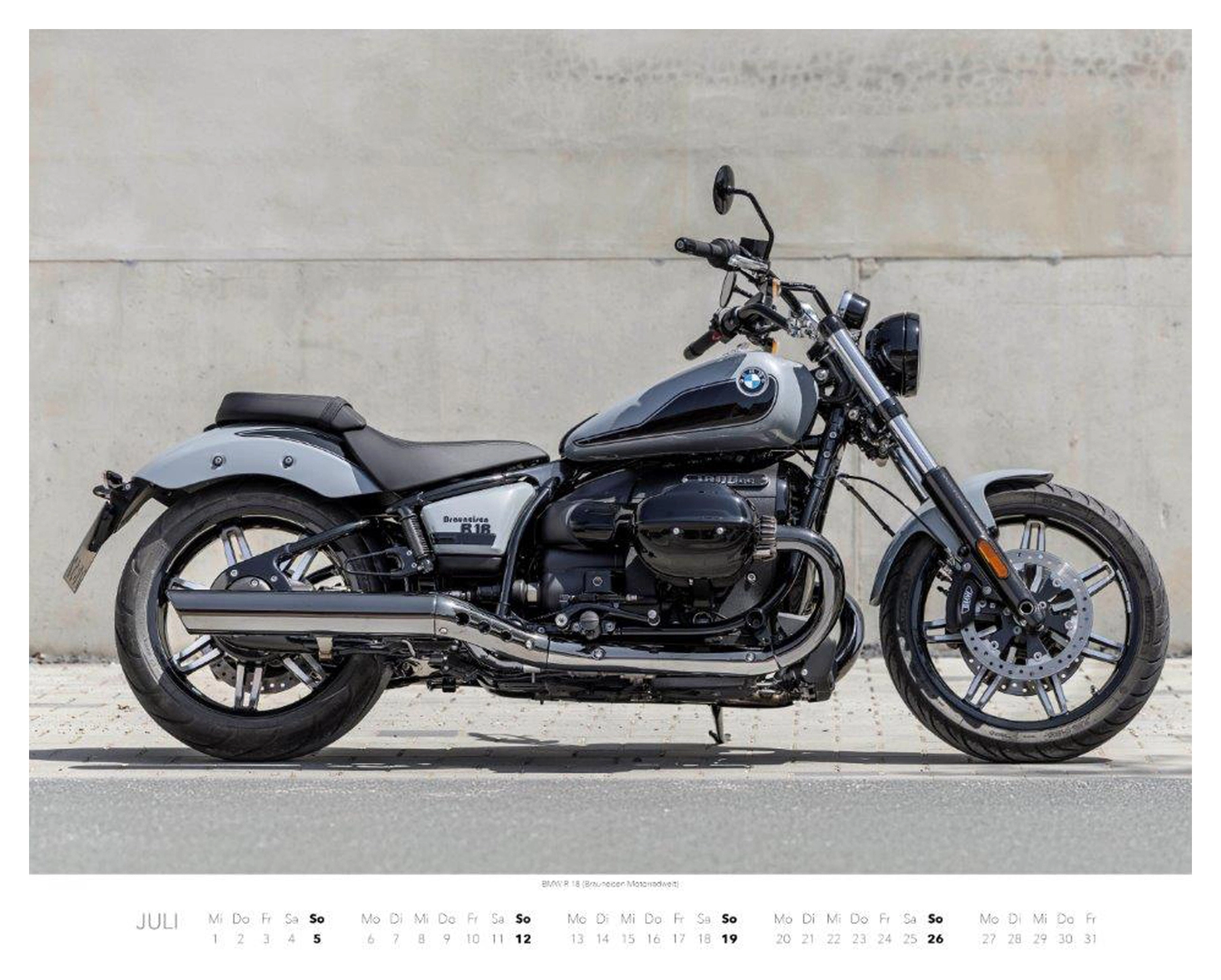 Motorräder 2026 Kalender