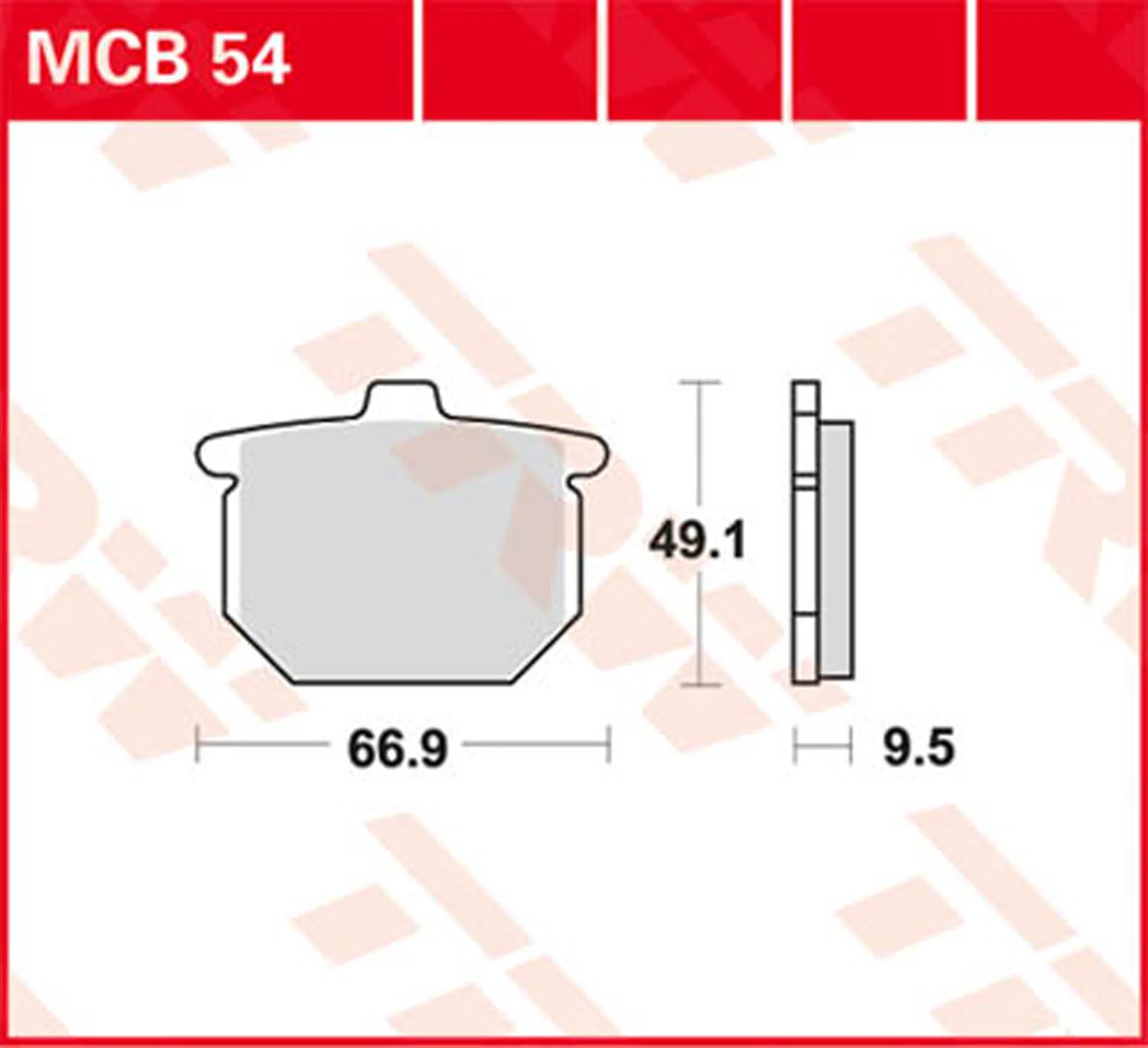 Brakepads Organic