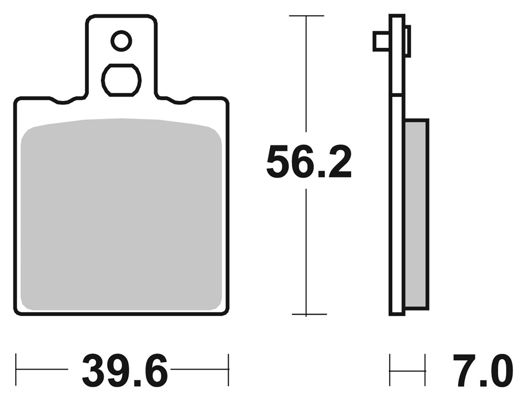 Bremsbeläge Organisch Carbon Ceramic