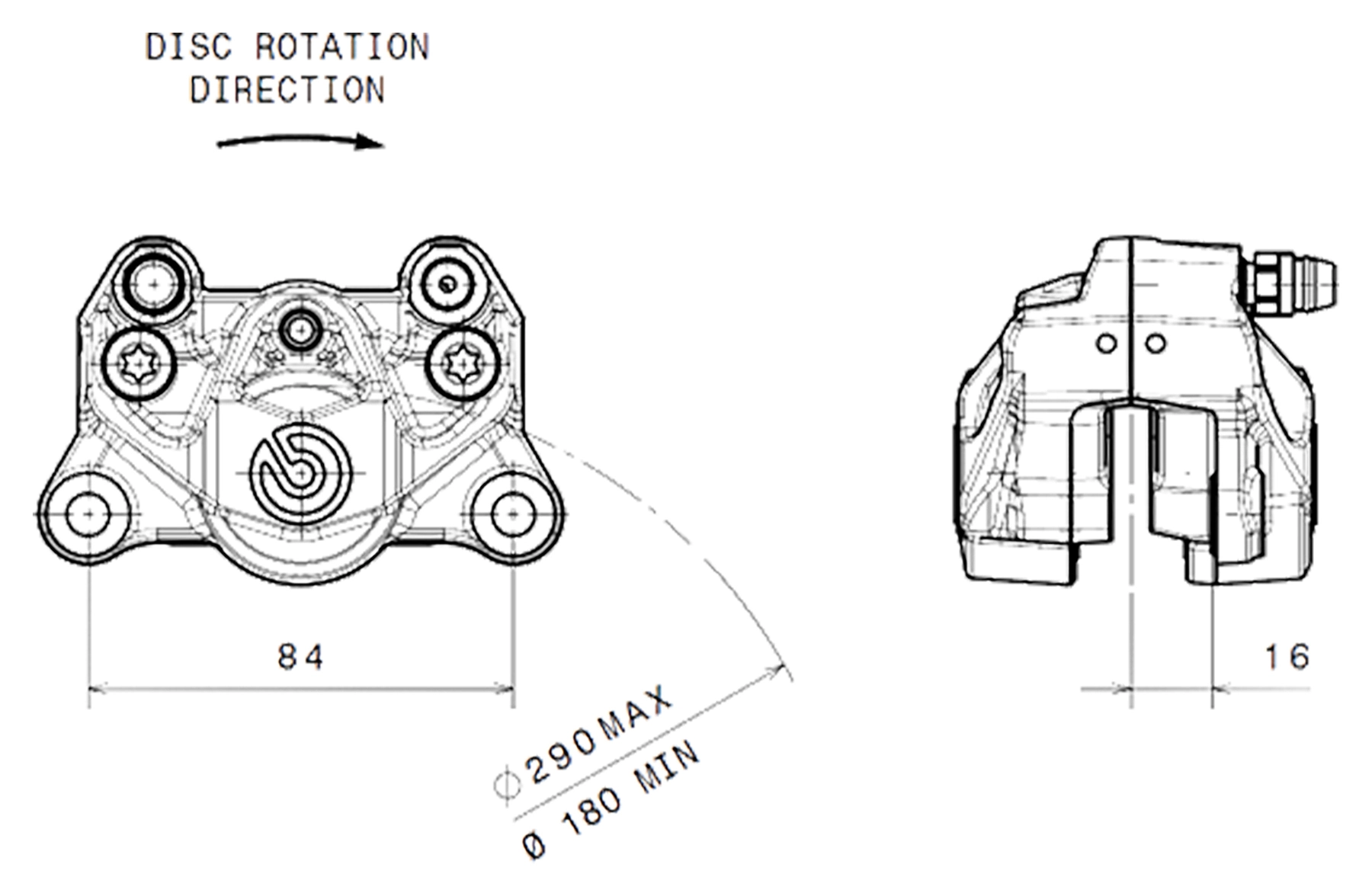 Brake Caliper Rear