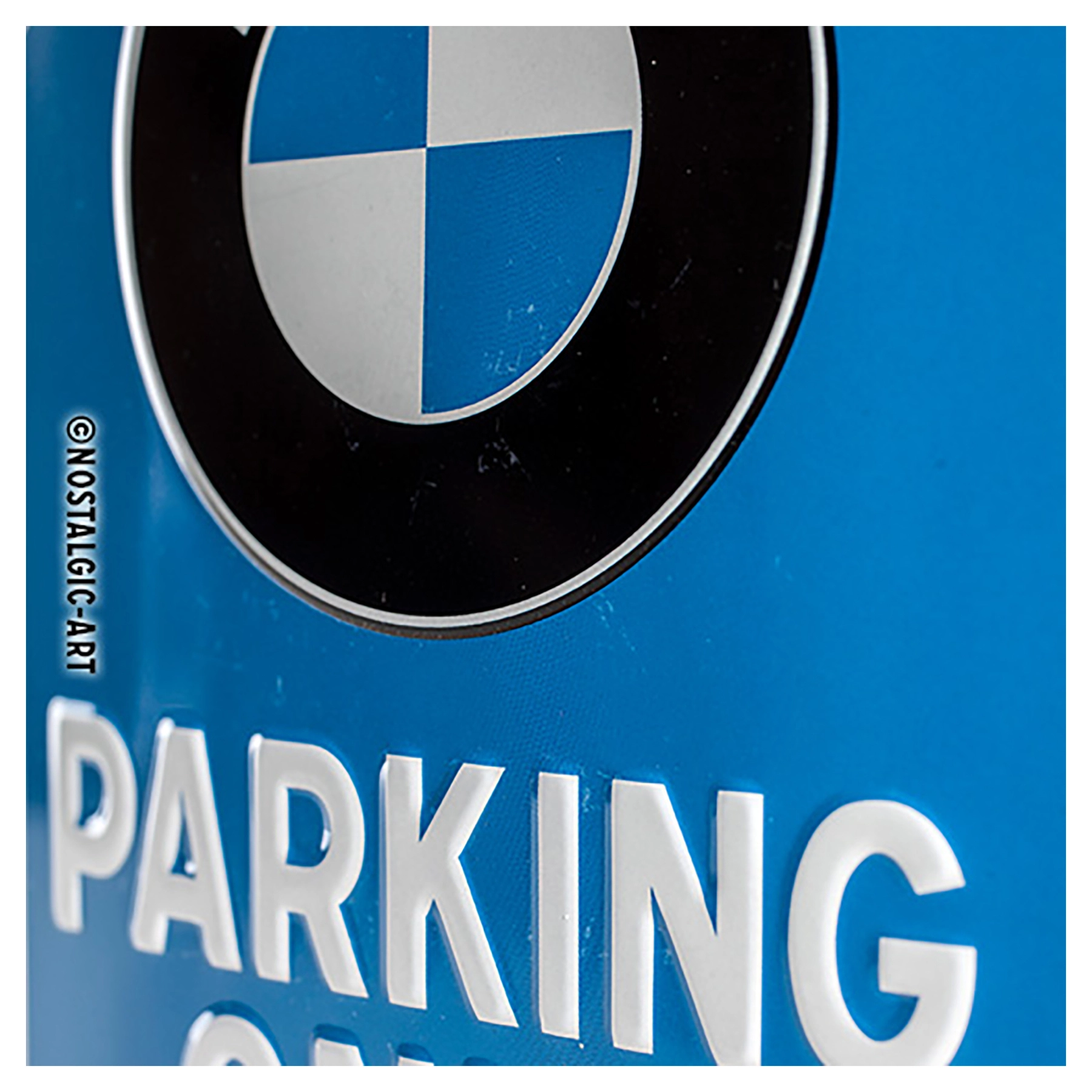 Plåtskylt BMW ”Parking Only”
