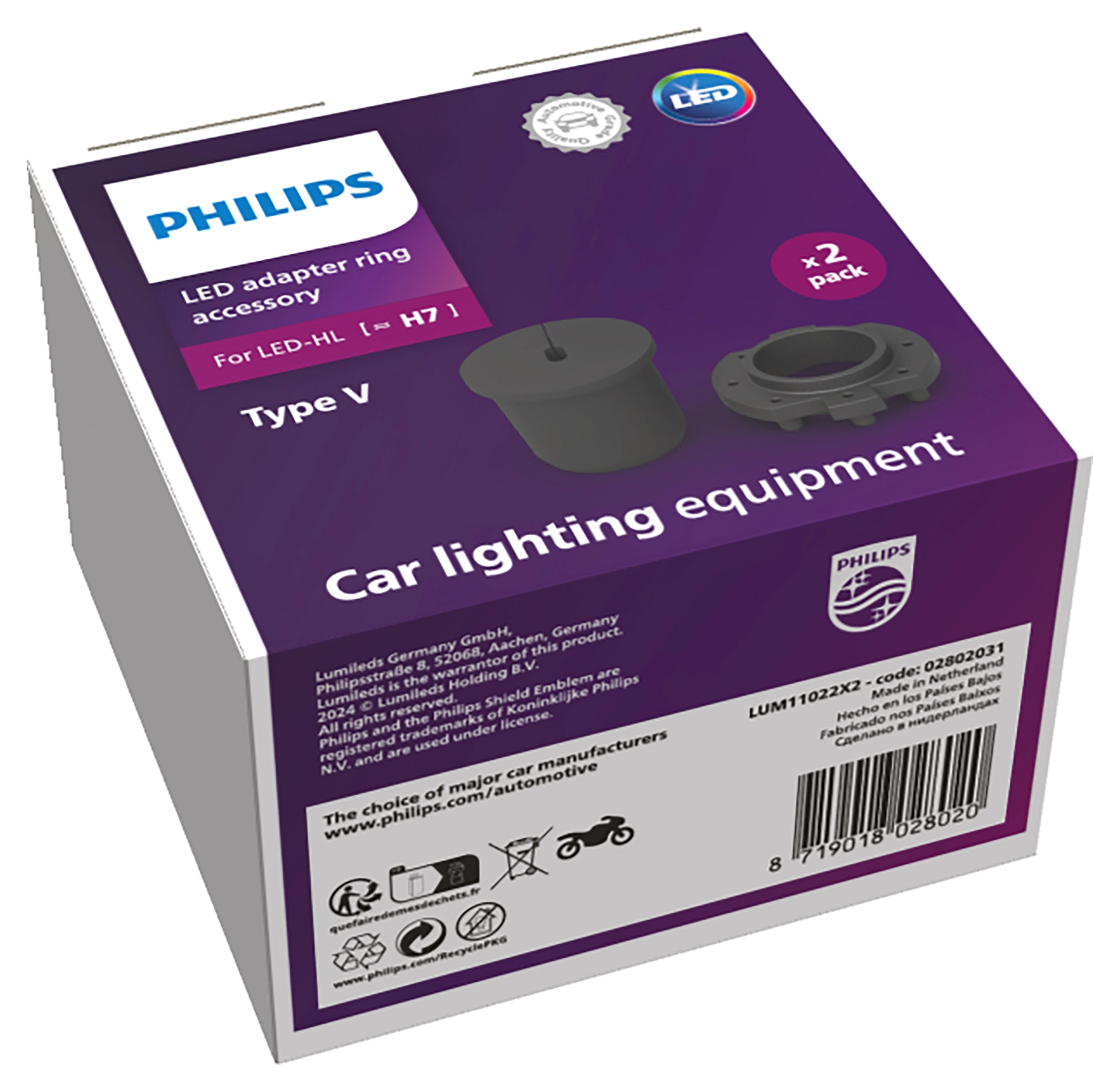 Adapter für Ultinon Pro6000 Boost H7-LED