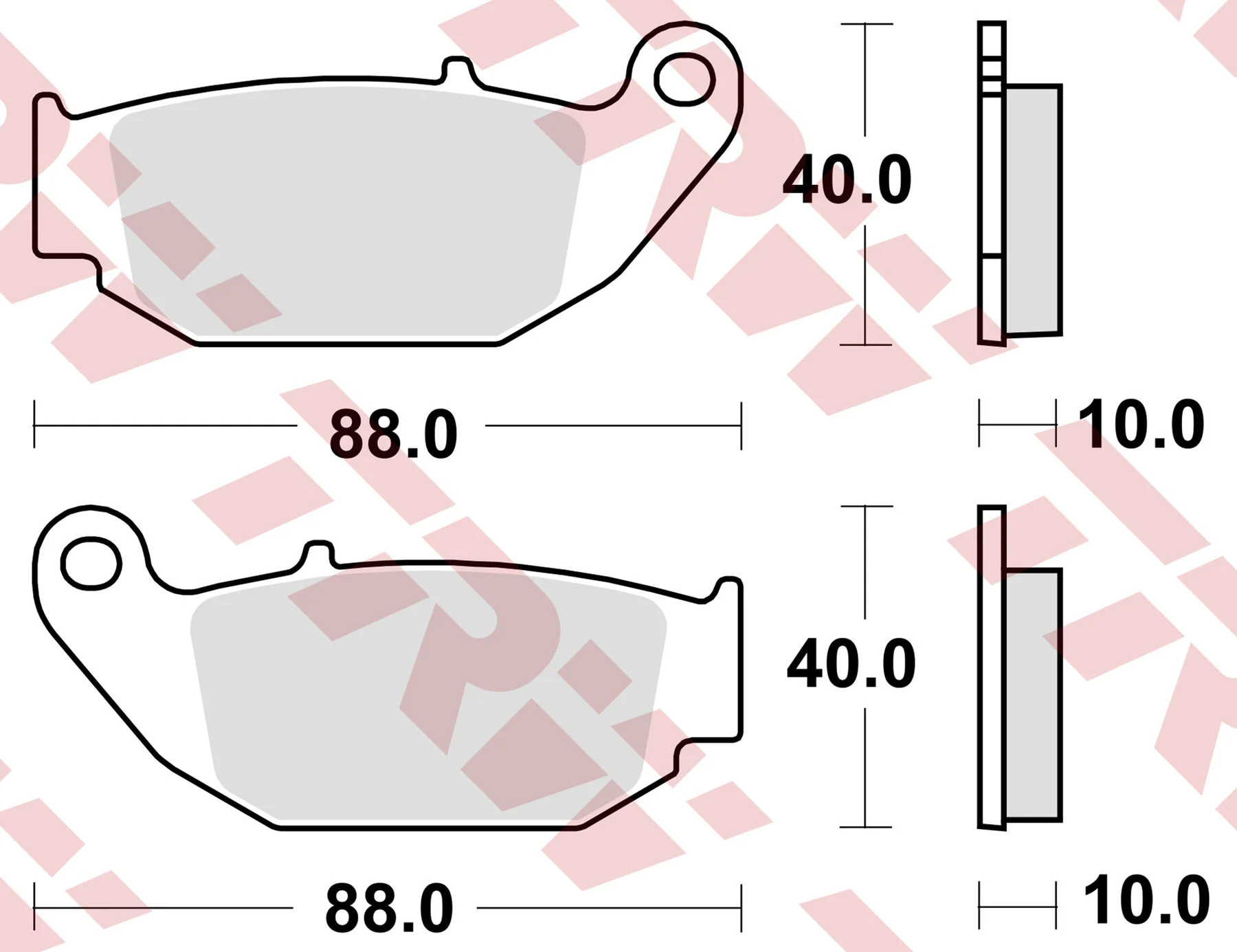 Brakepads Organic