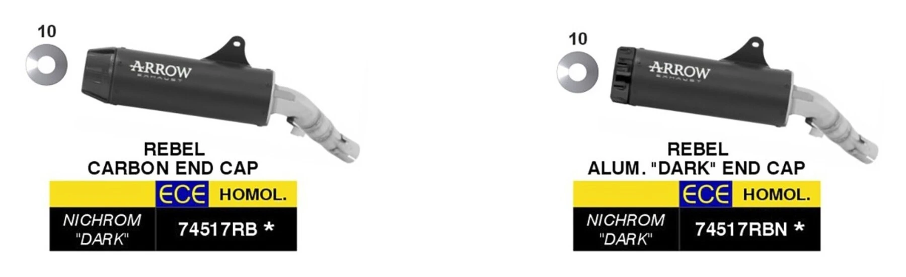 Výfukový systém Rebel EG-BE