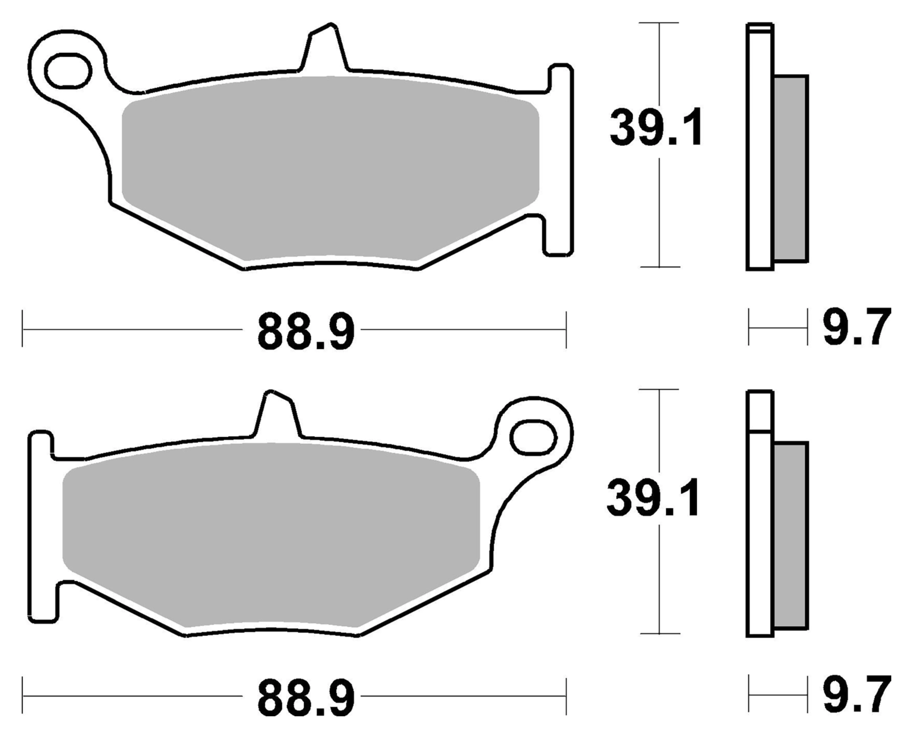 Plaquettes De Frein Metal Fritté