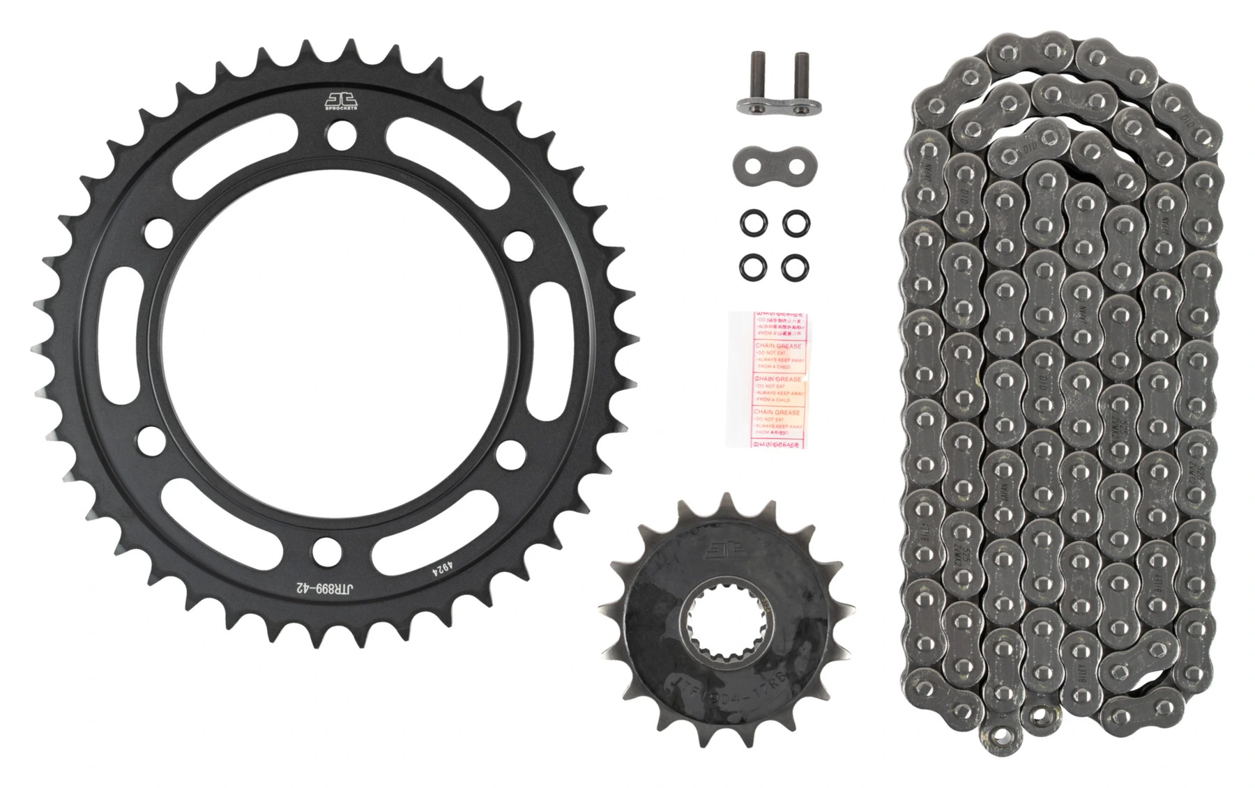 Chain kit: Chain and sprockets