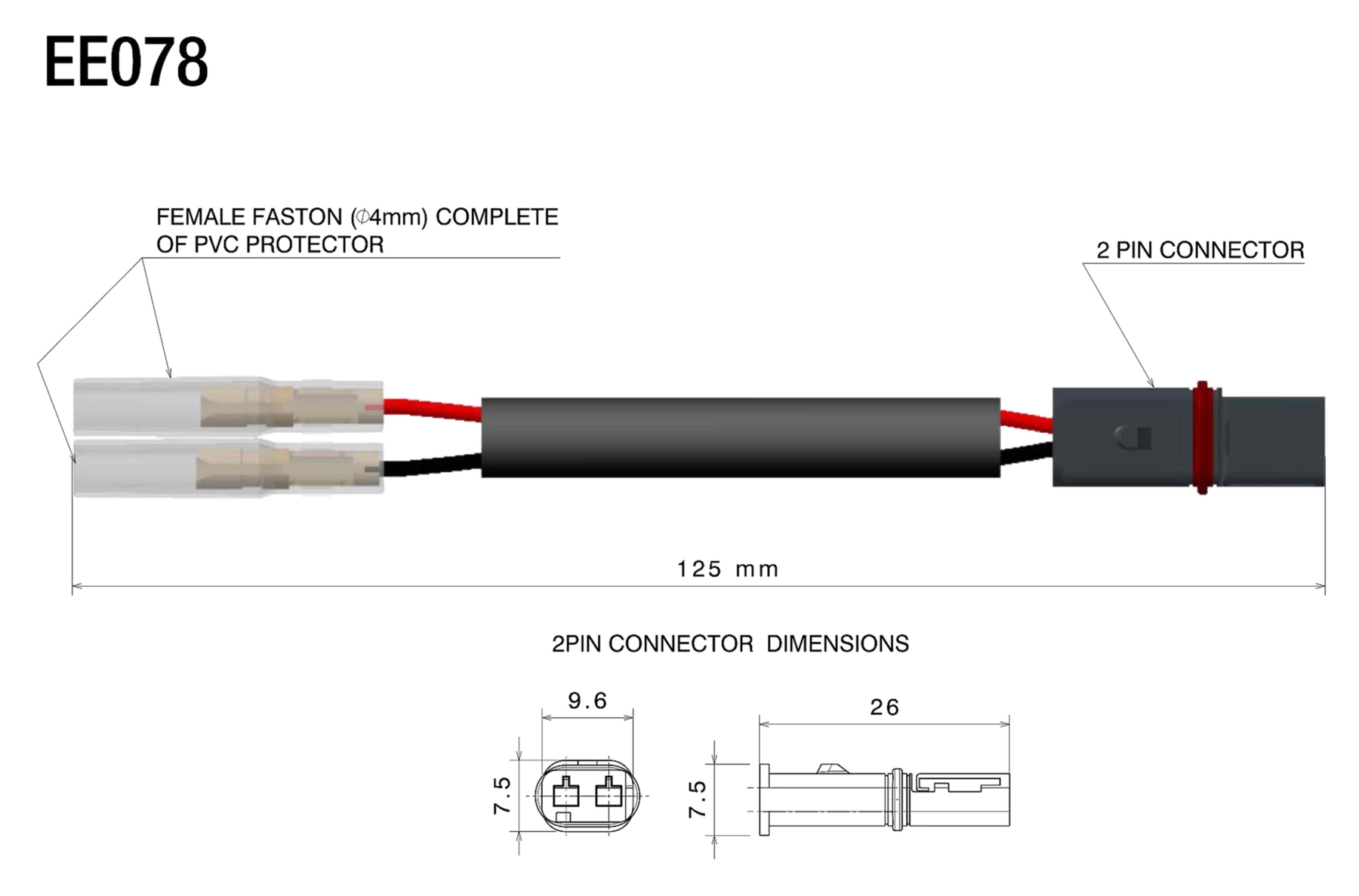 Cable set light unit indicators, BMW